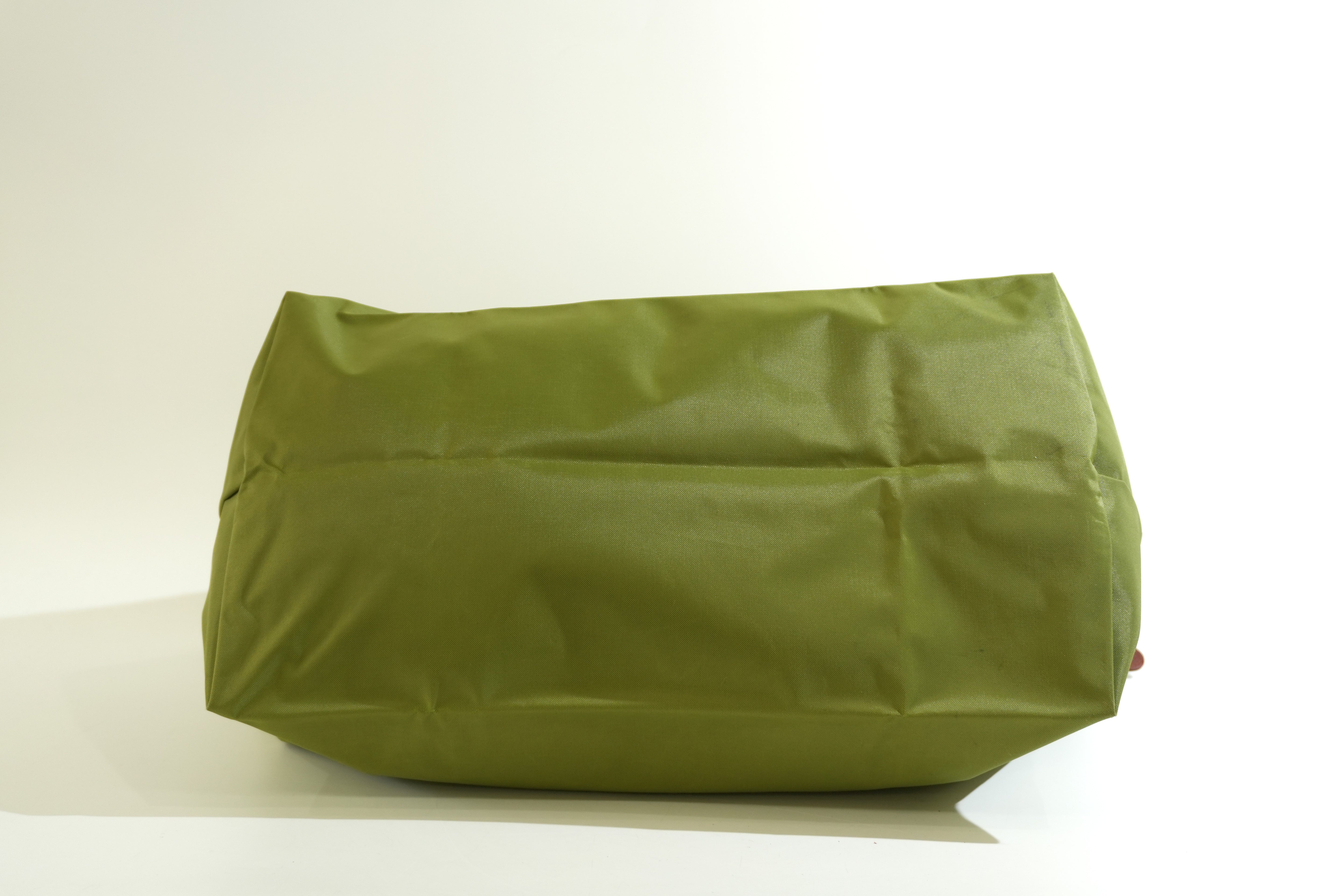 Pre-owned Longchamp Short Handle Handbag Light Green