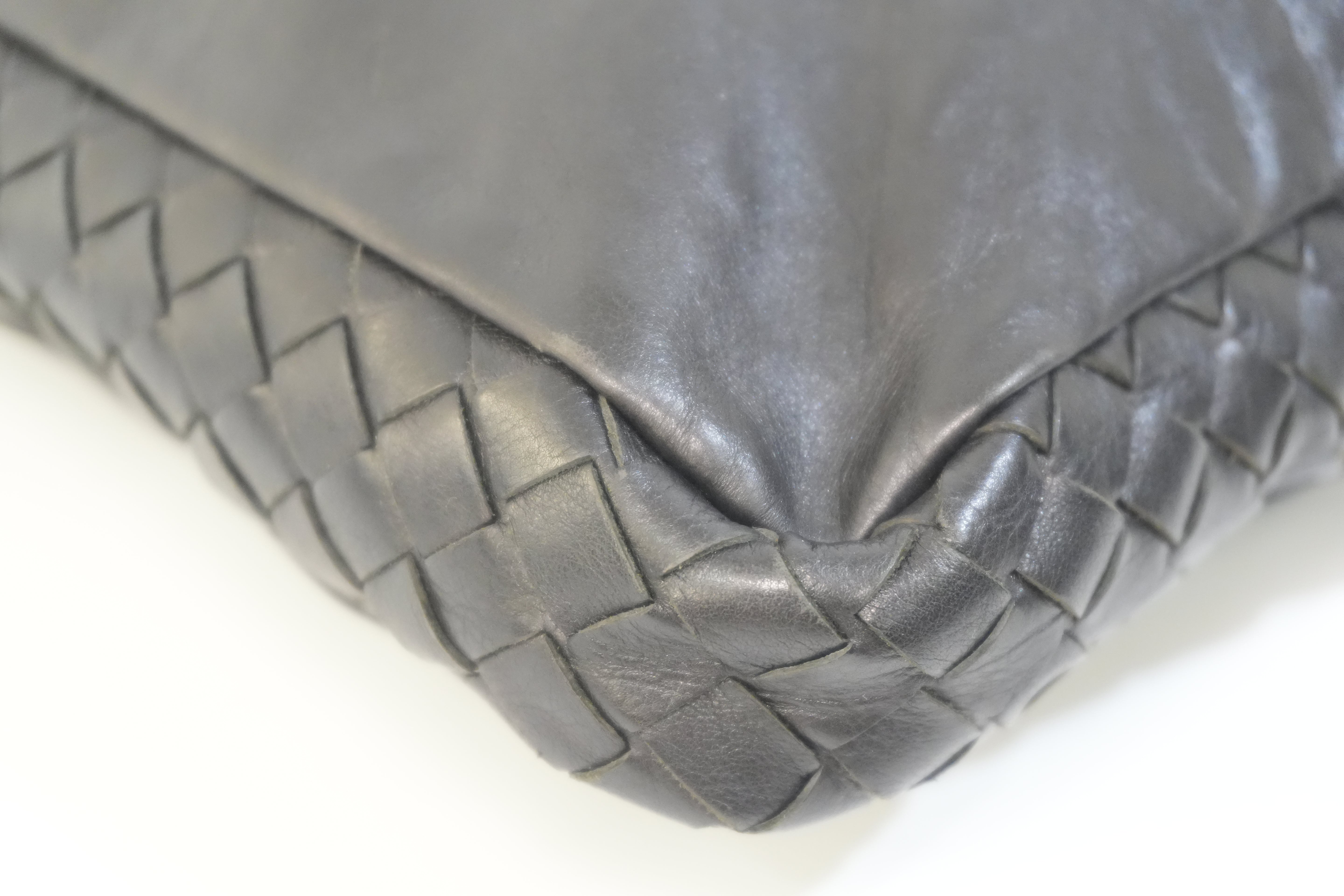 Pre-owned Bottega Clutch Bag Black