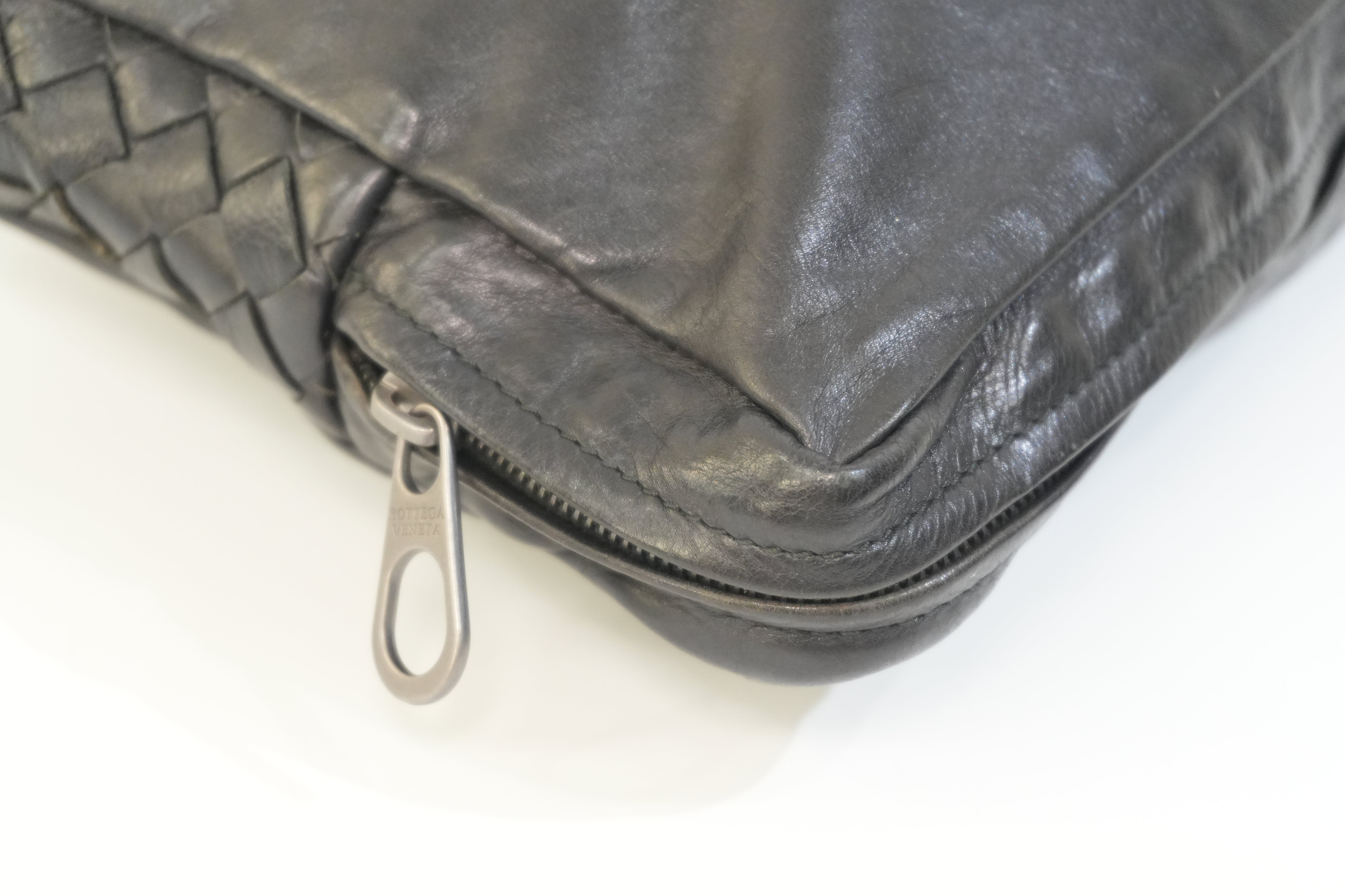 Pre-owned Bottega Clutch Bag Black