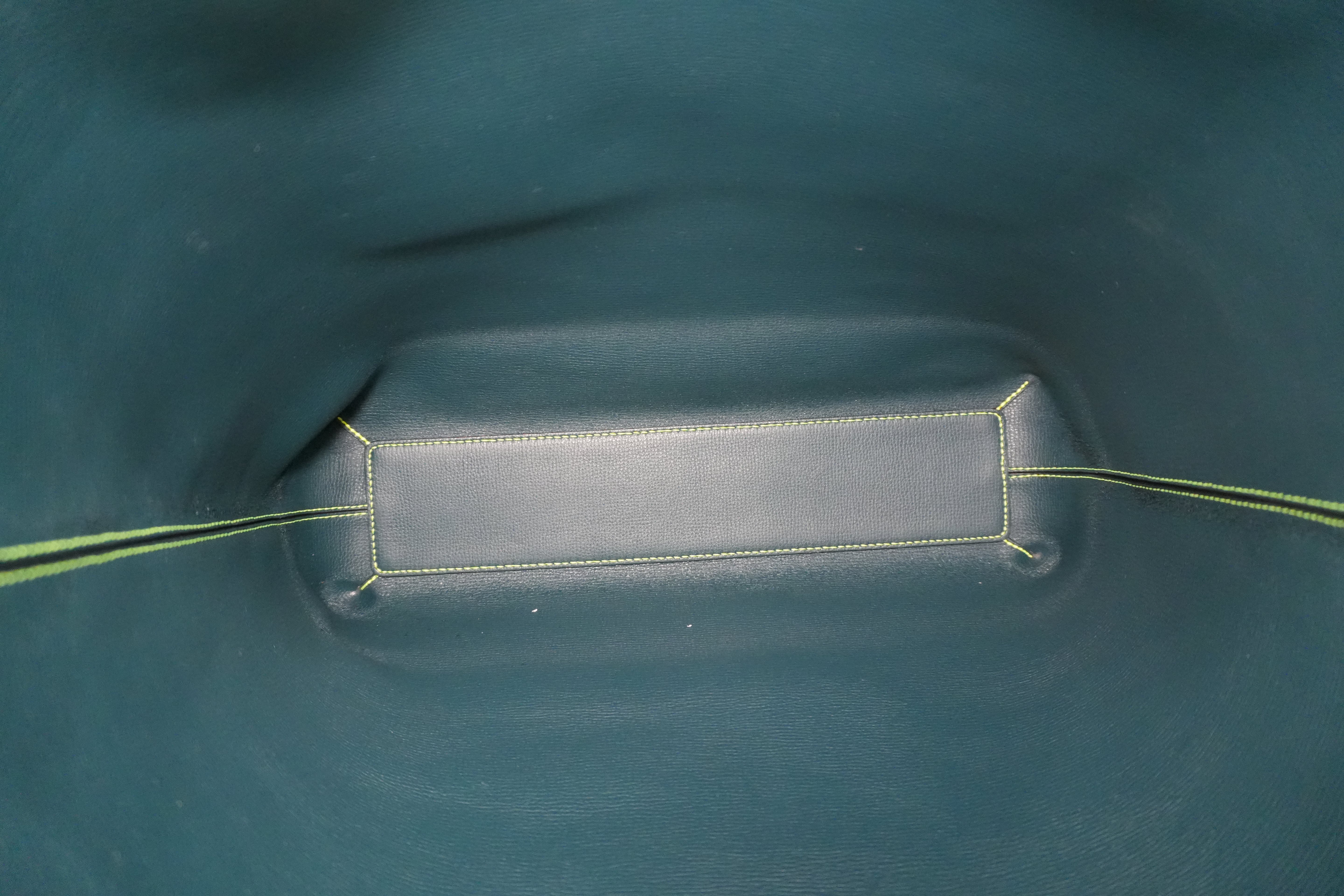 Burberry Reversible Tote Bag Brown and Green Used