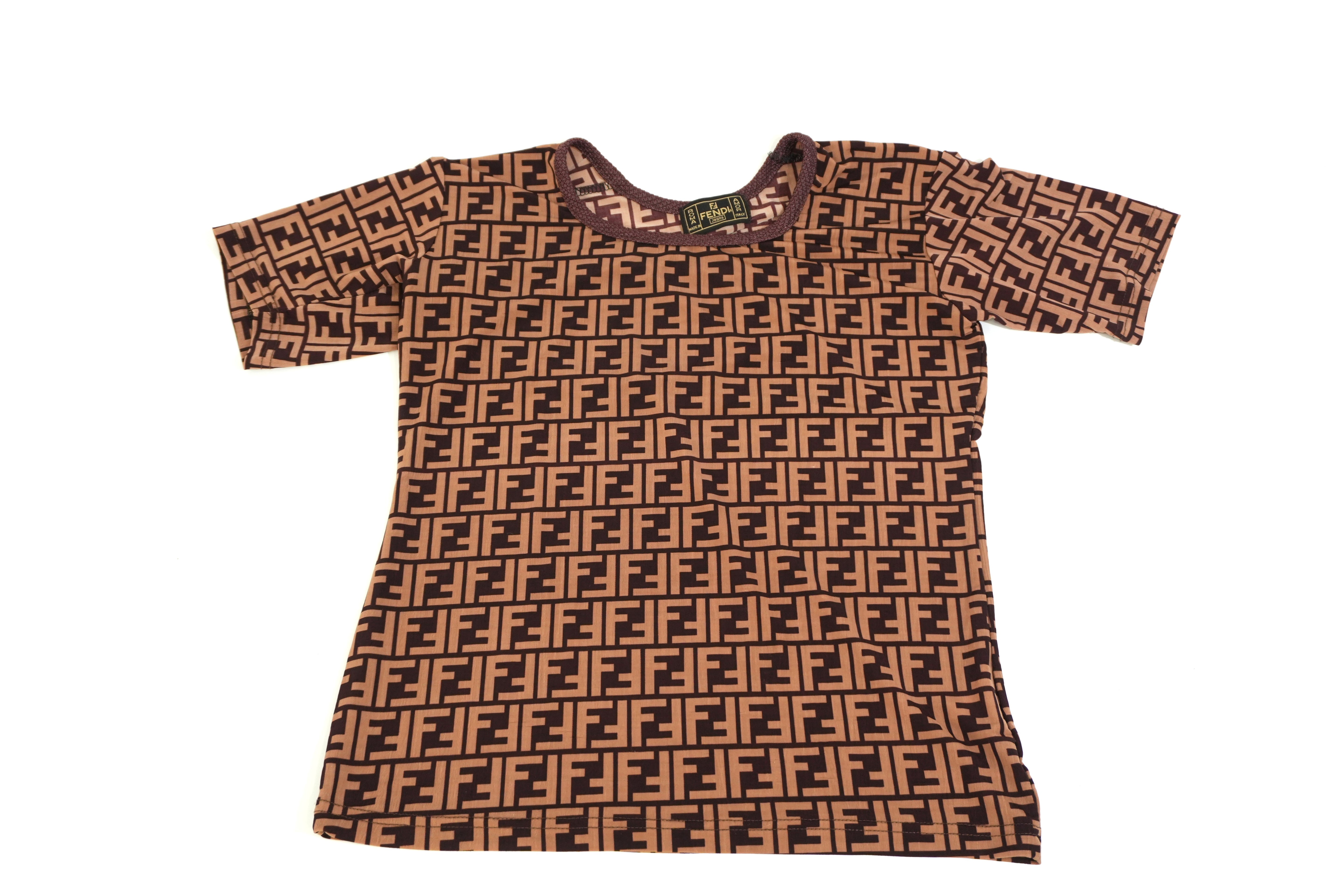 Pre-owned Fendi Zucca Shirt