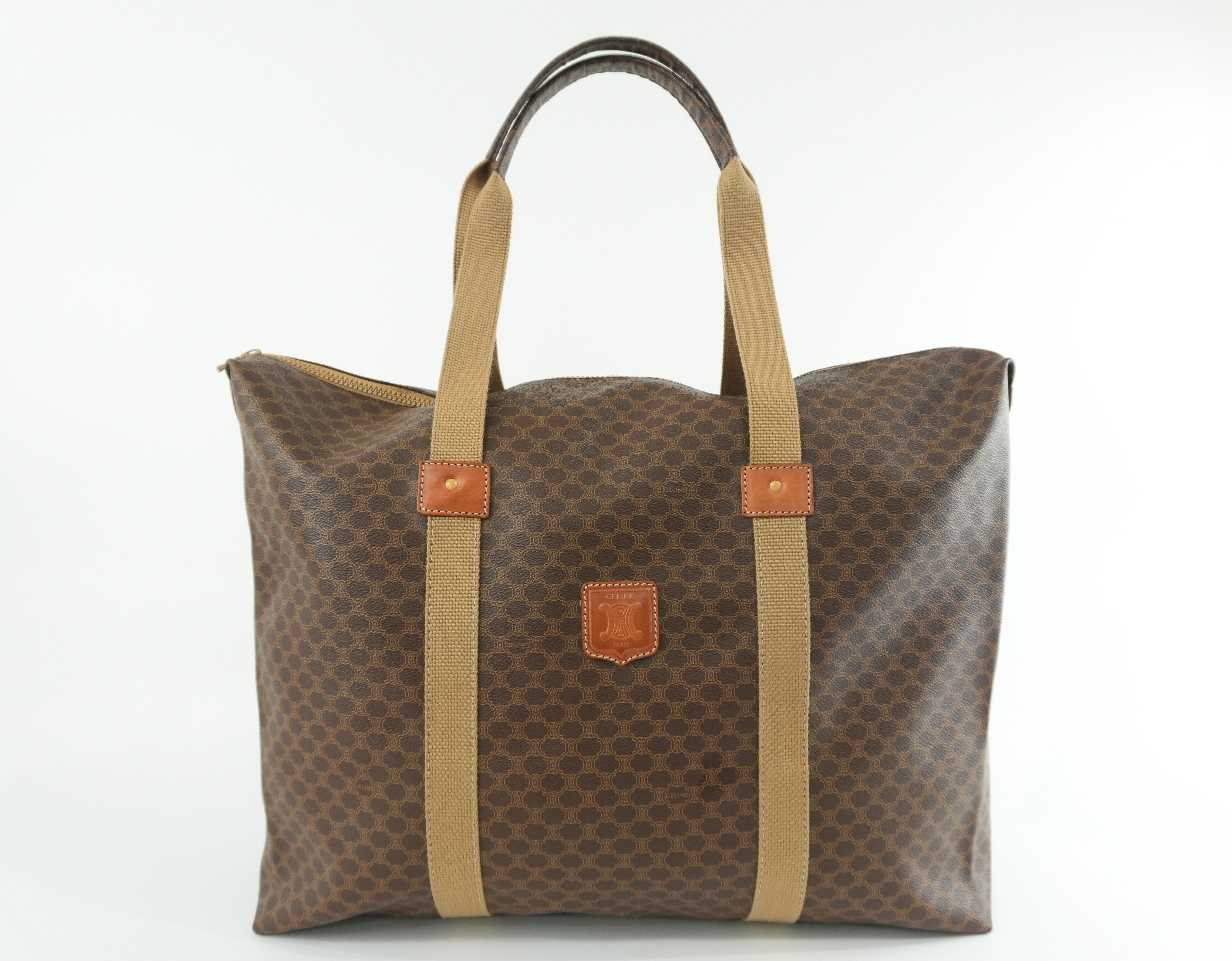 Celine Macadam Travel Tote Bag Used