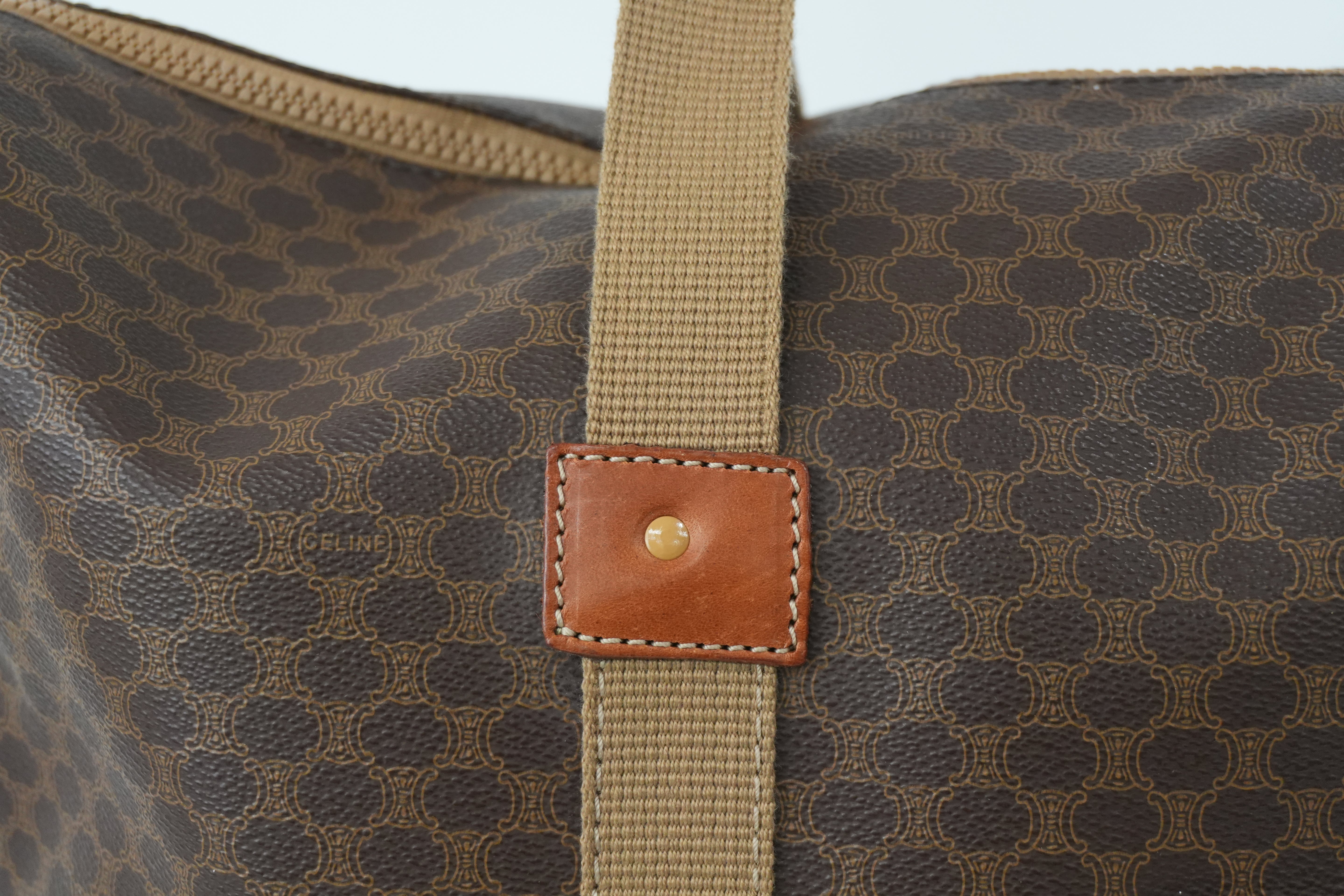 Celine Macadam Travel Tote Bag Used