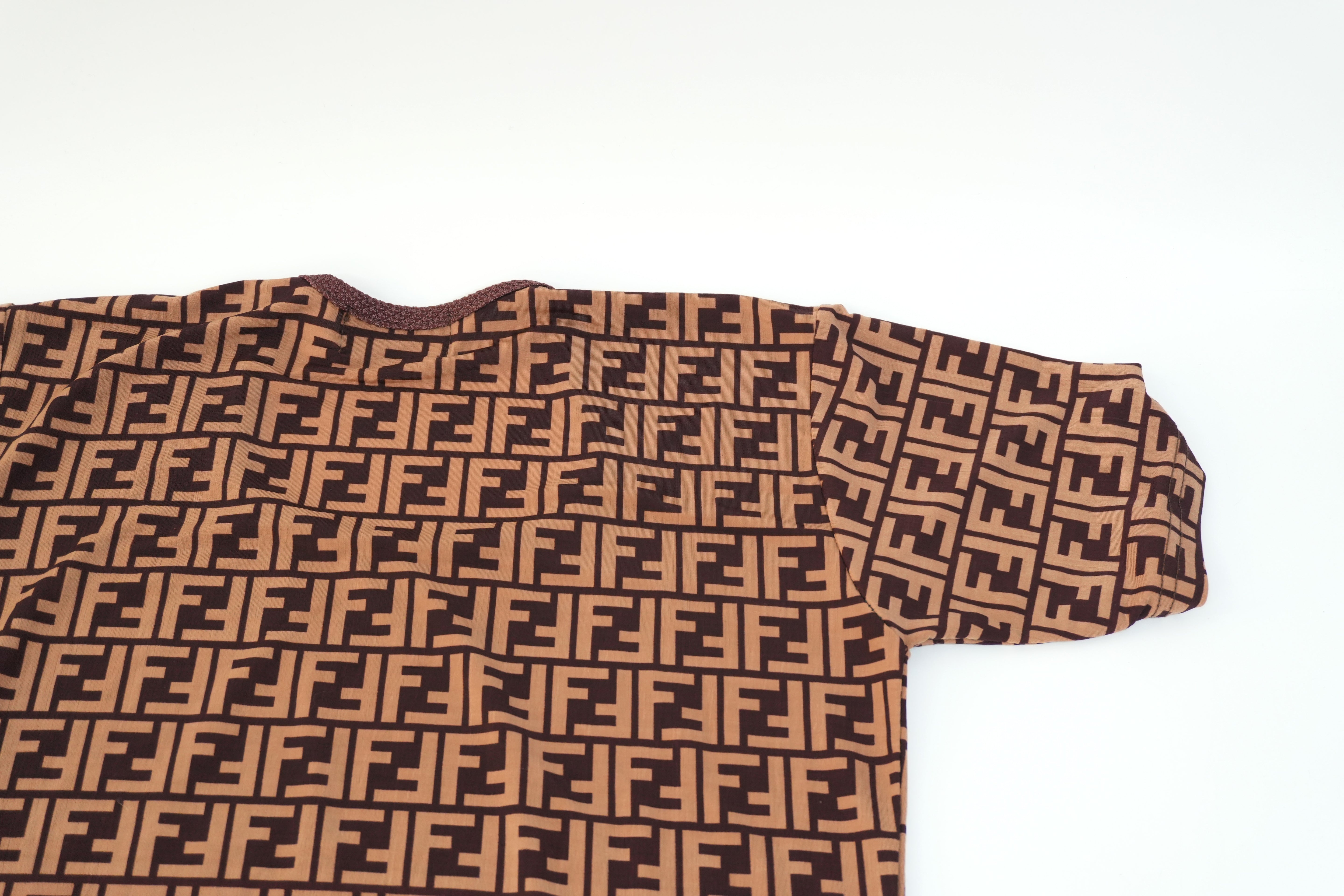 Pre-owned Fendi Zucca Shirt