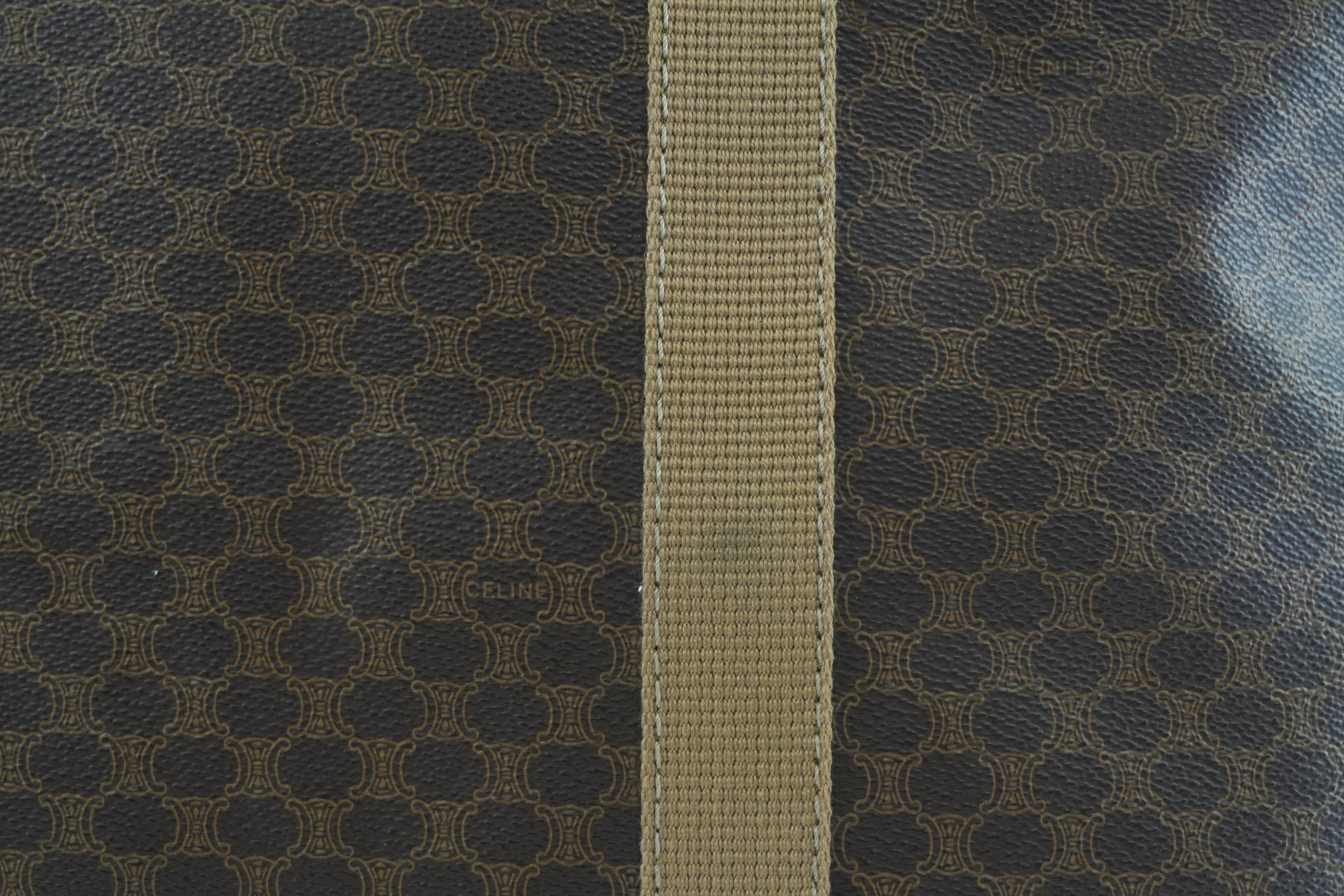 Celine Macadam Travel Tote Bag Used