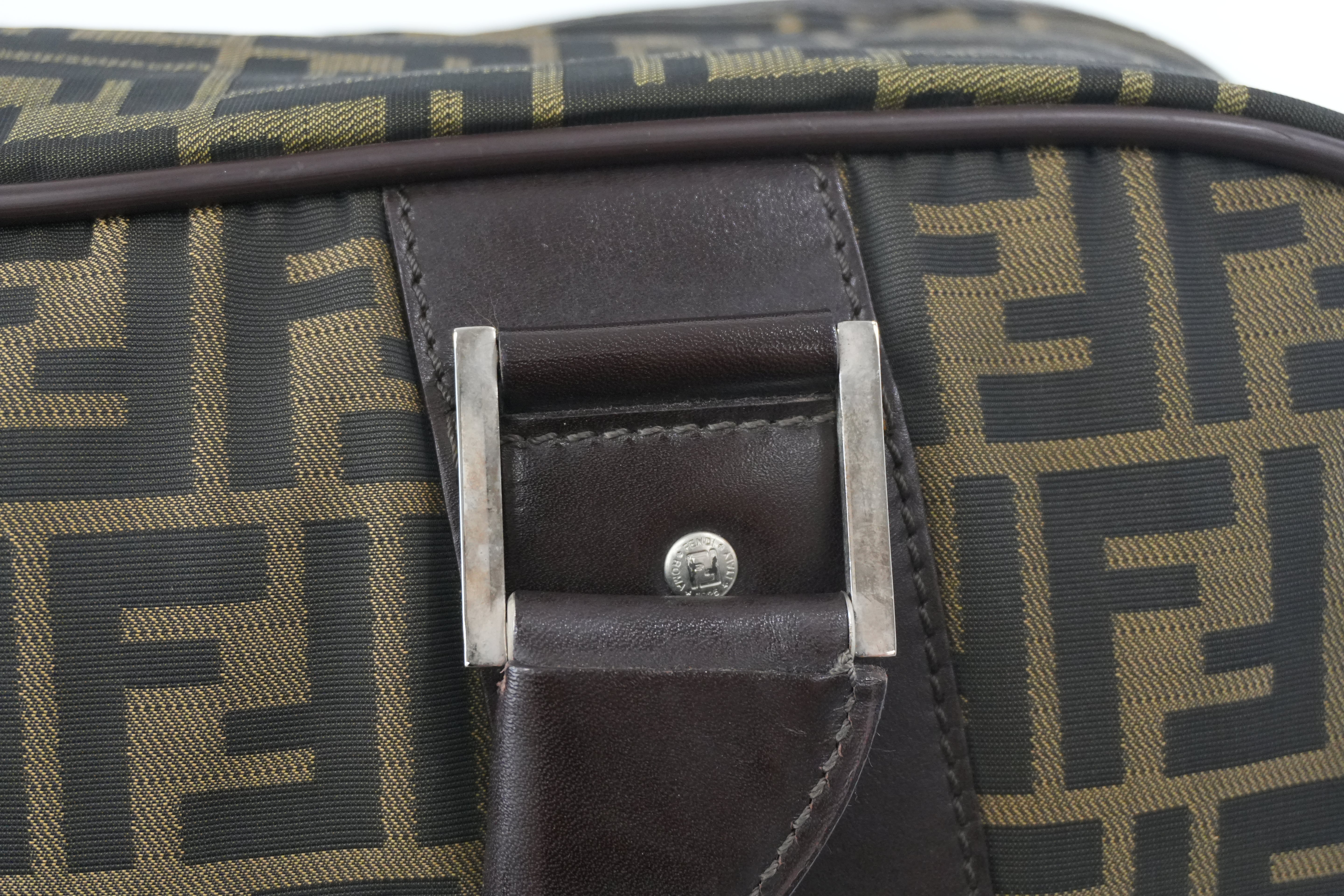 Pre-owned Fendi Zucca Duffle Bag Used