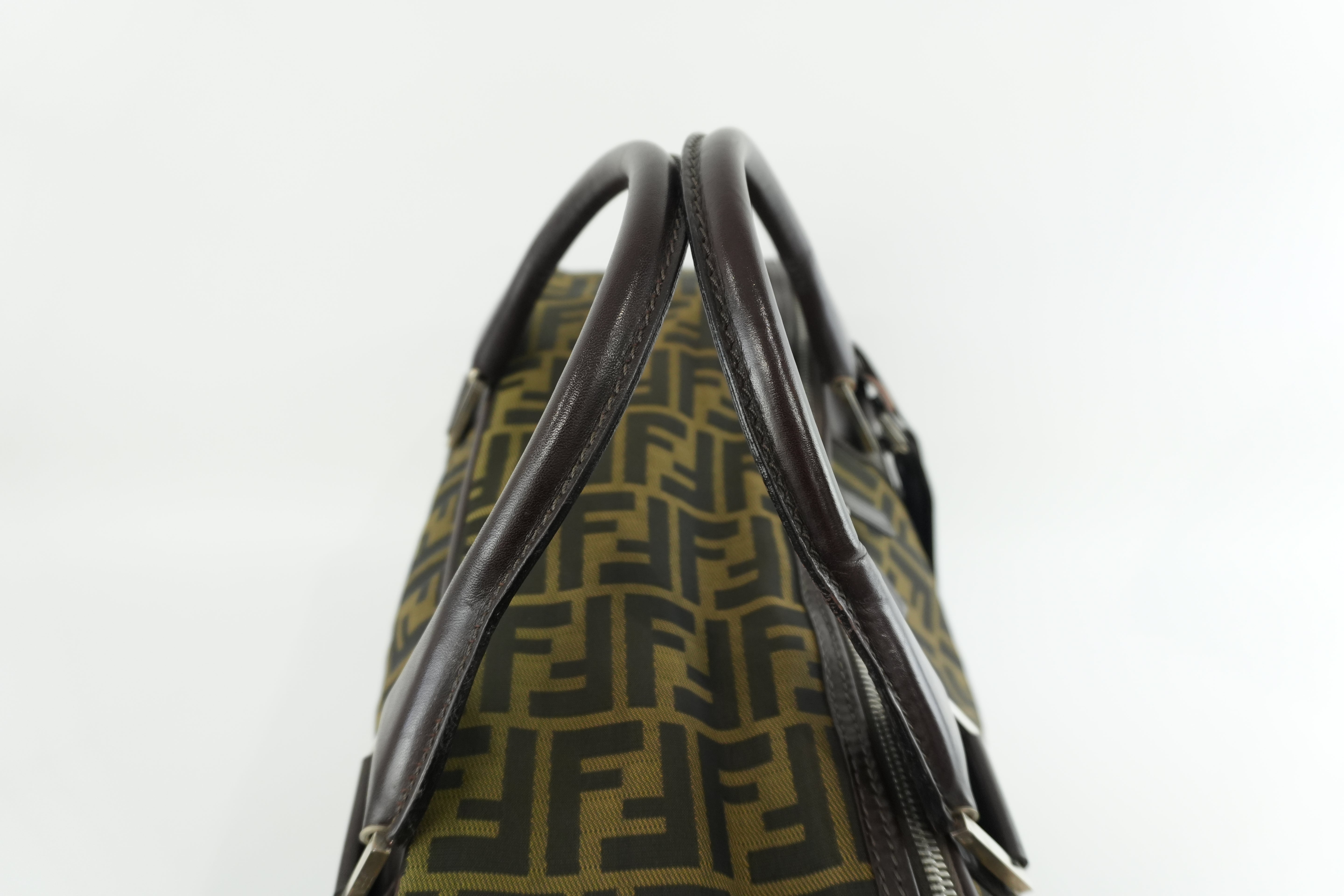 Pre-owned Fendi Zucca Duffle Bag Used