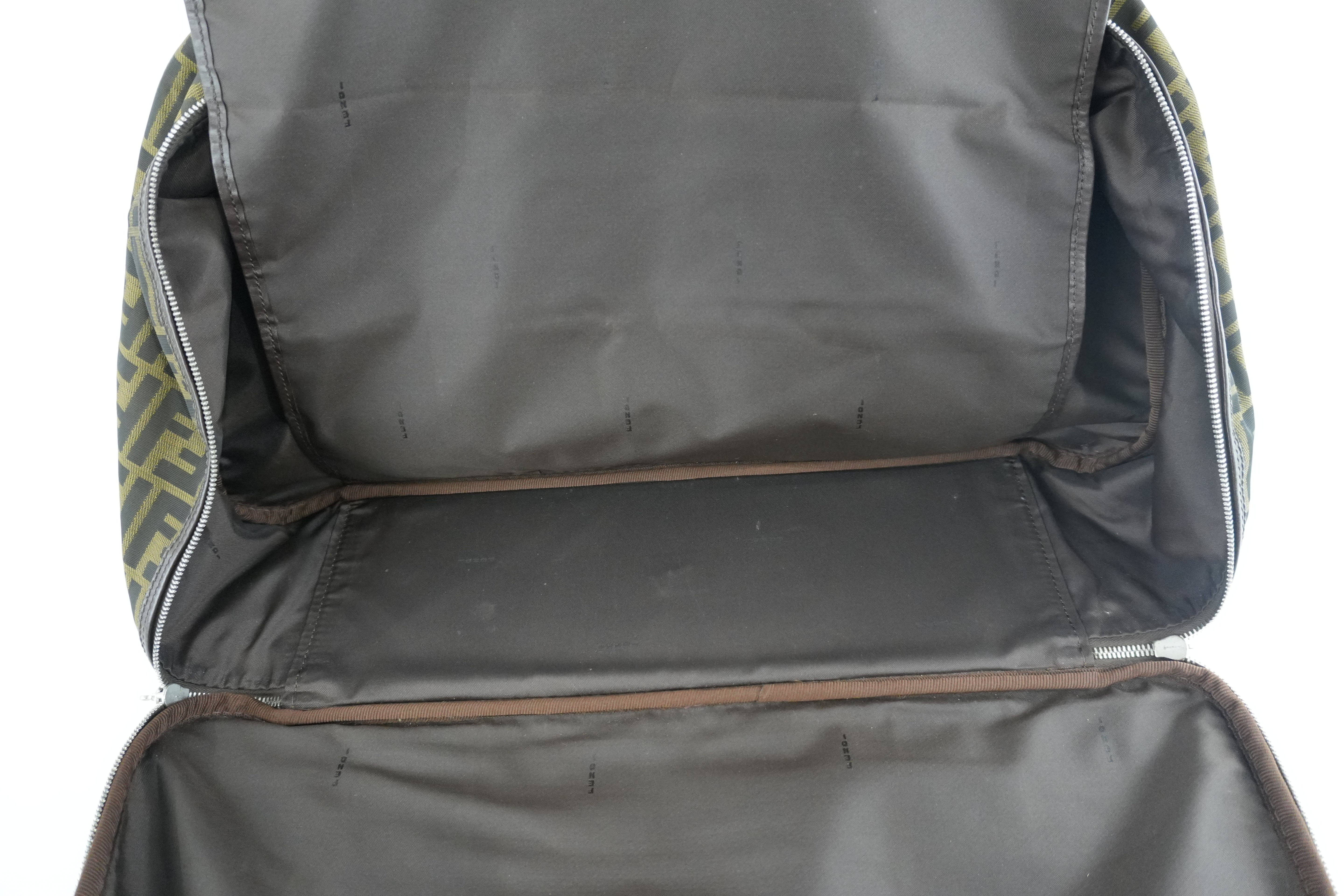 Pre-owned Fendi Zucca Duffle Bag Used