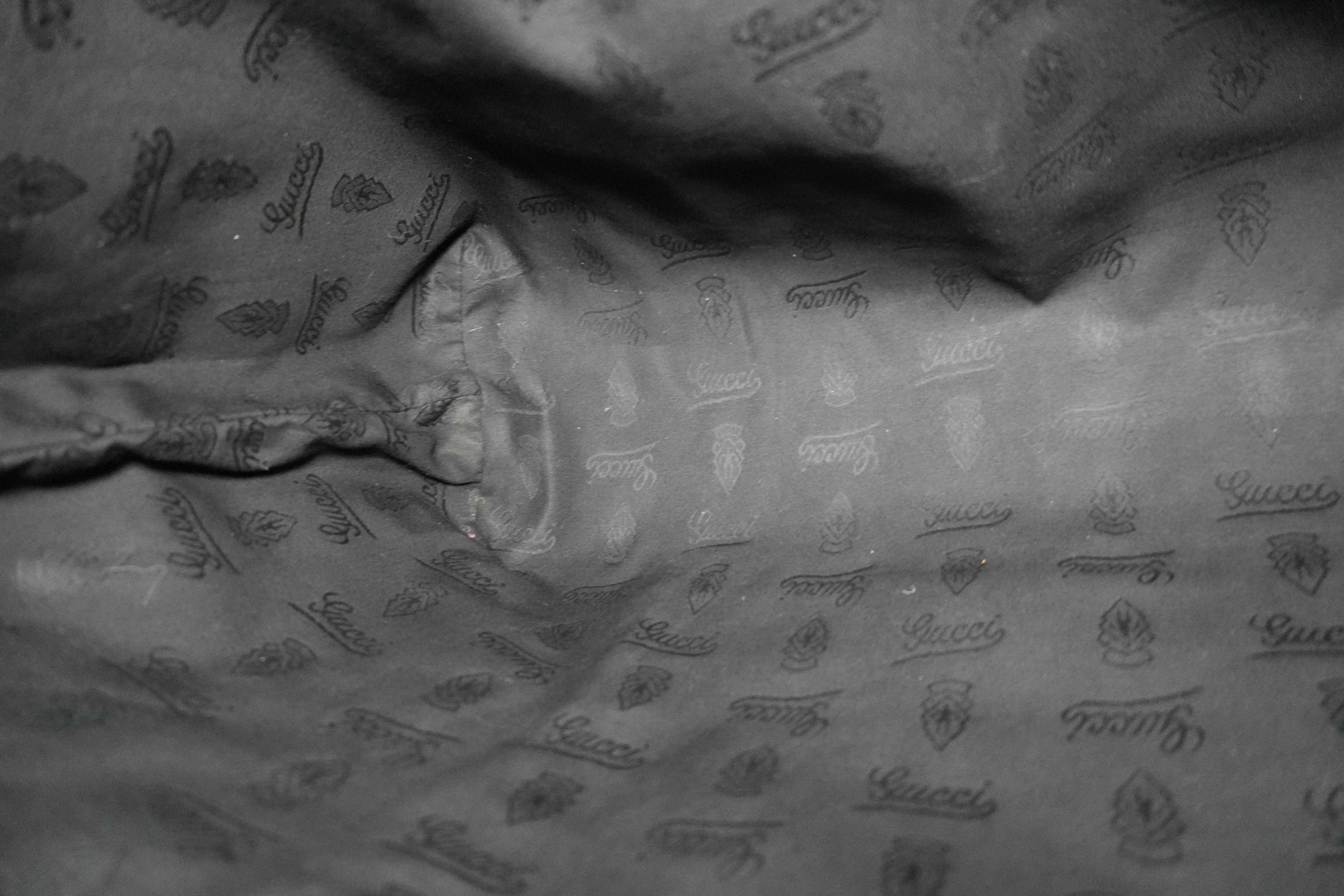 Pre-owned Gucci Guccisima Tote Bag Black