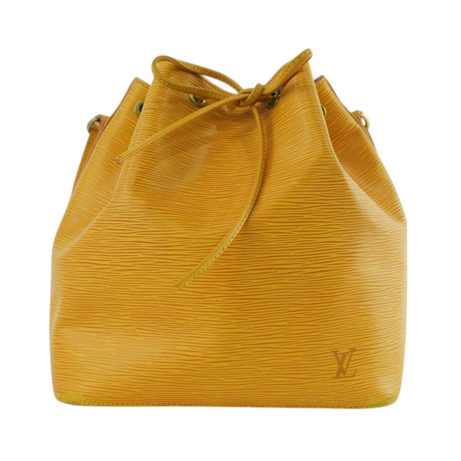 Pre-owned Louis Vuitton Noe PM Shoulder Bag Epi Yellow