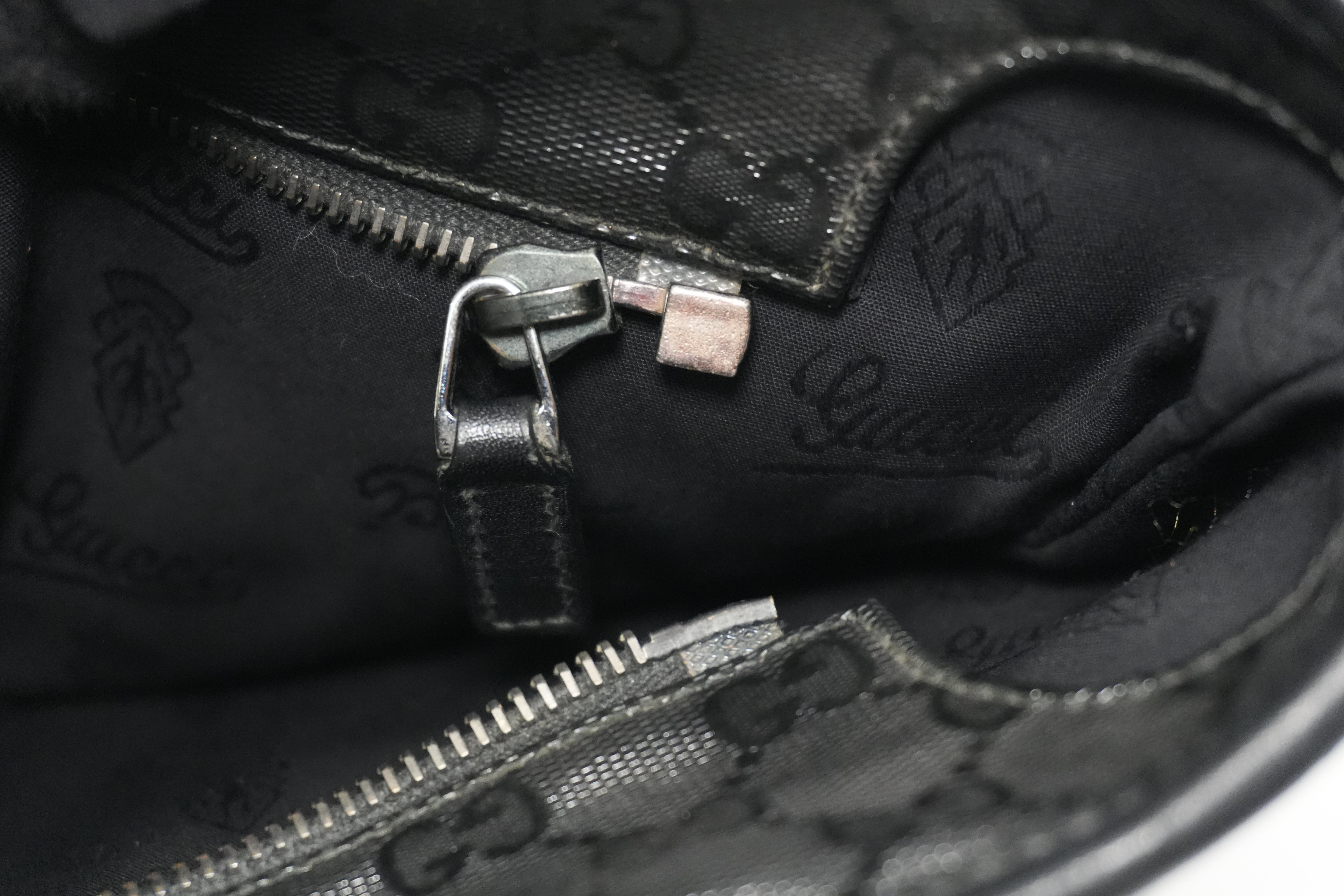 Pre-owned Gucci Guccisima Tote Bag Black