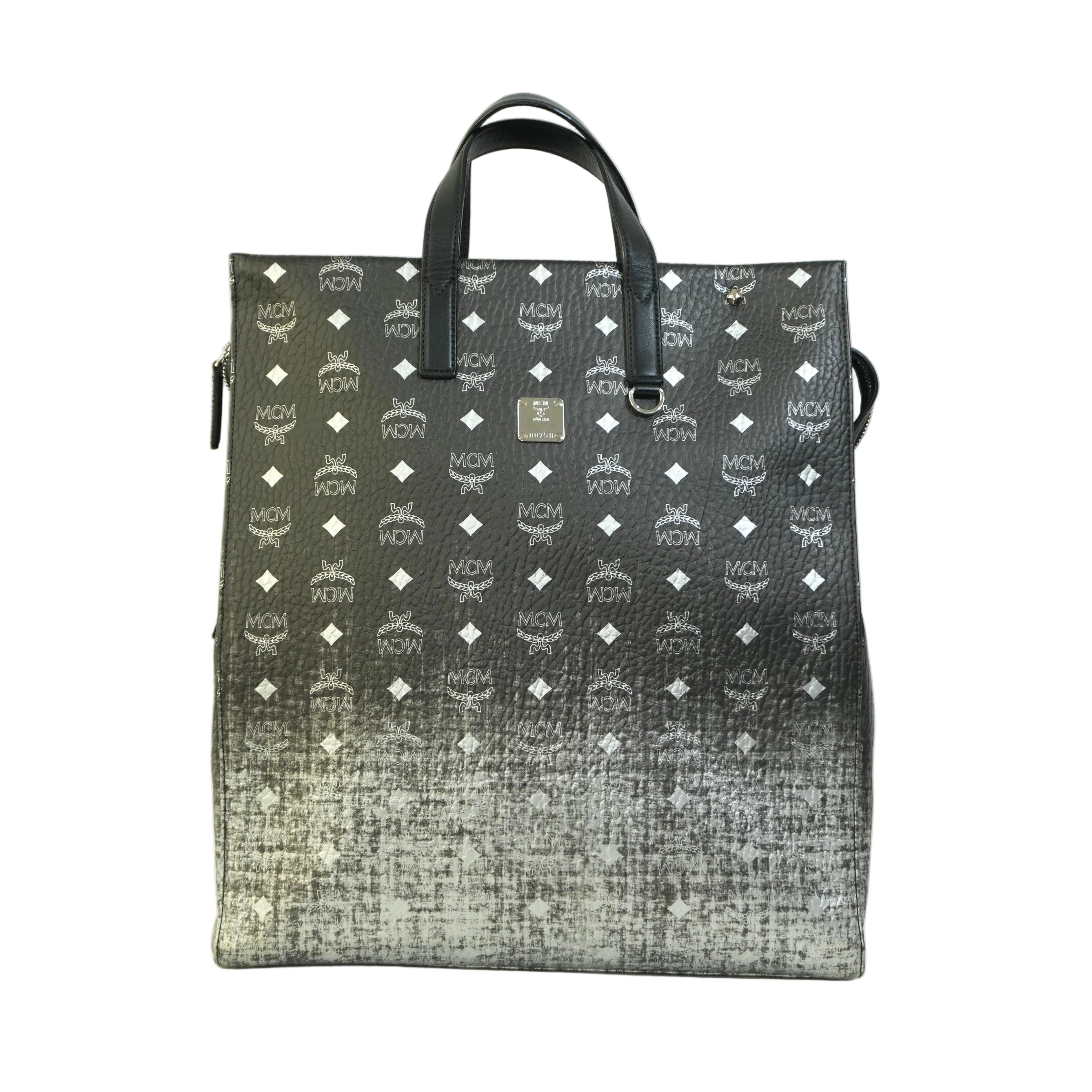 Pre-owned MCM Vertical Tote Bag Black