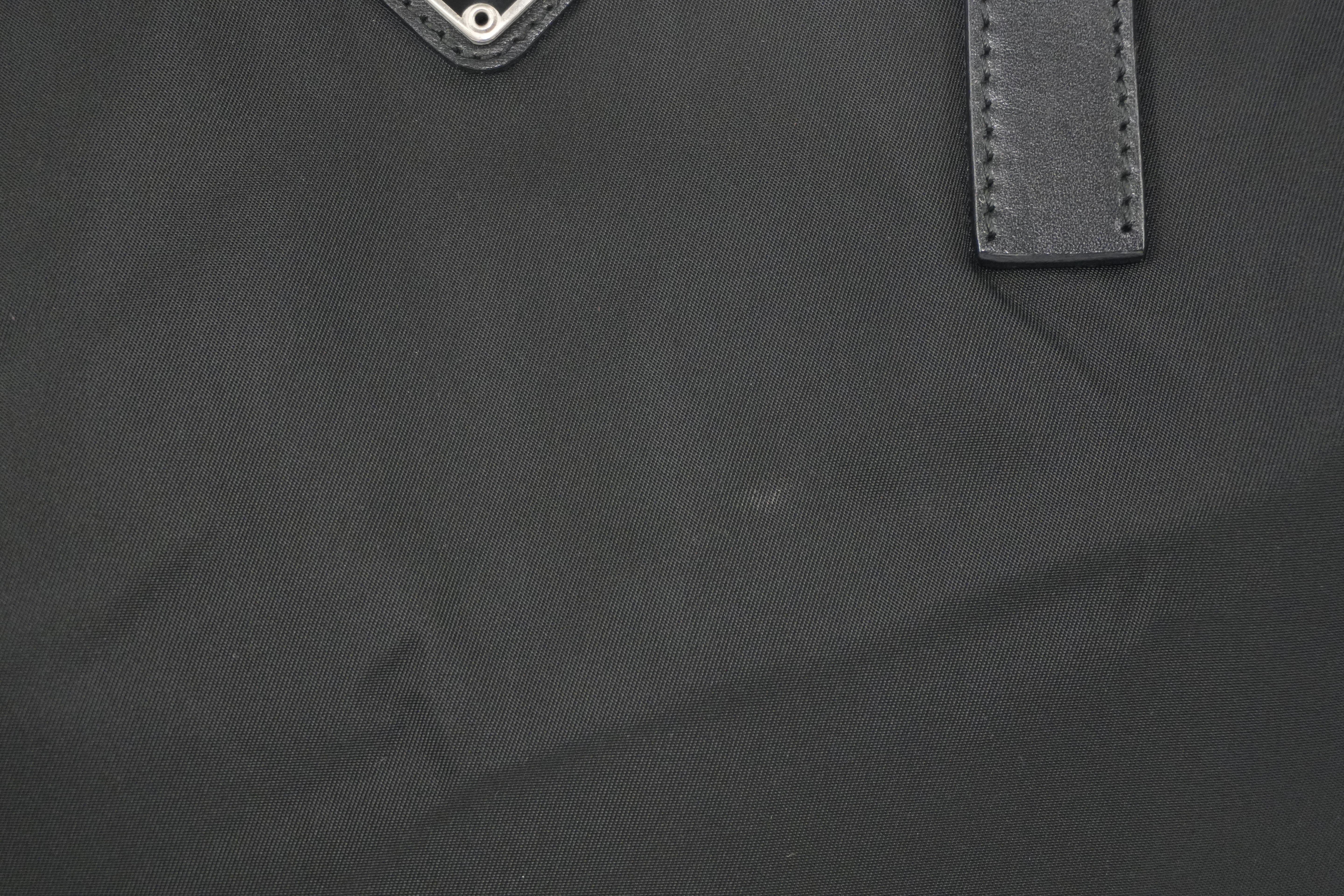 Prada Nylon Handbag Black Used