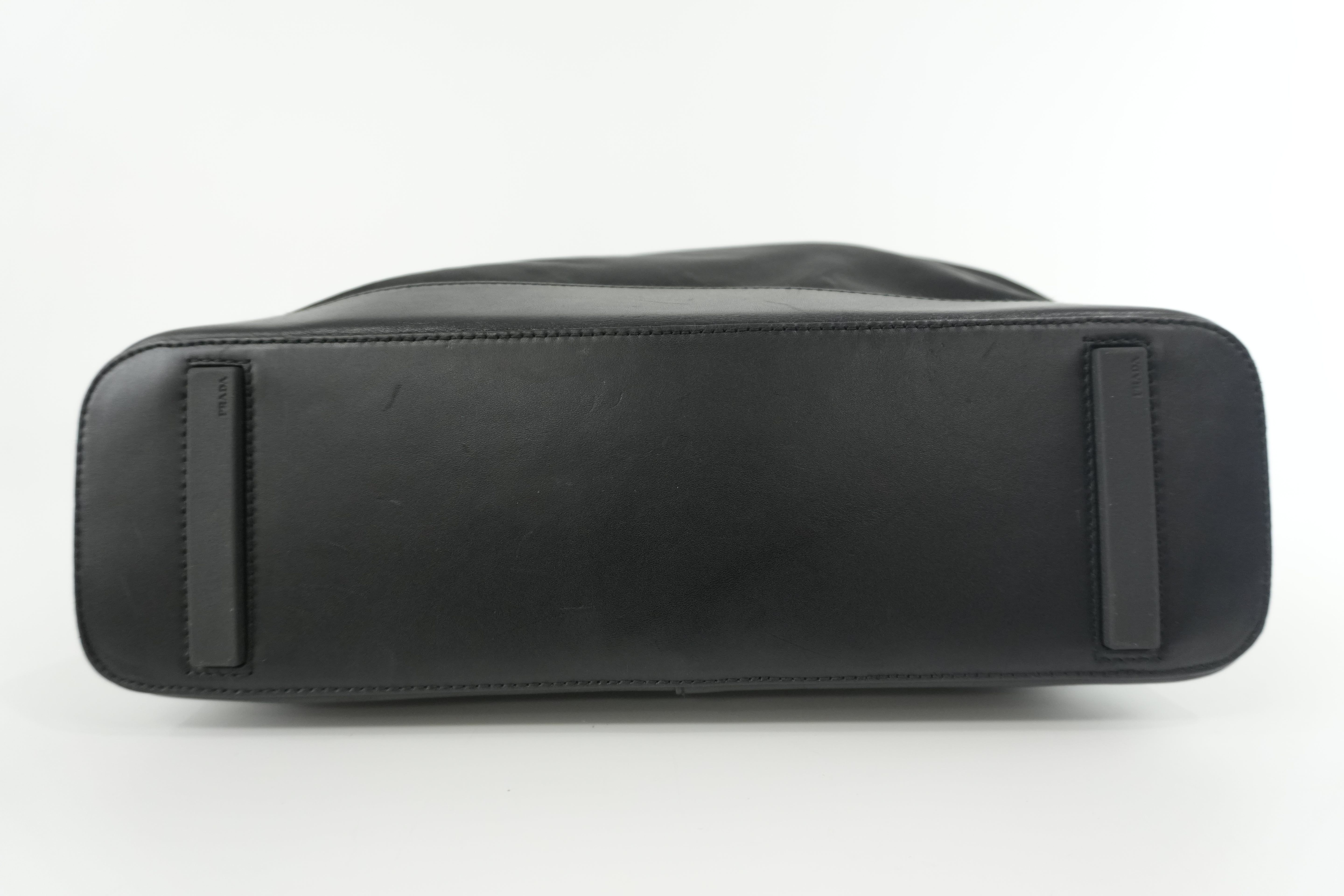 Prada Nylon Handbag Black Used