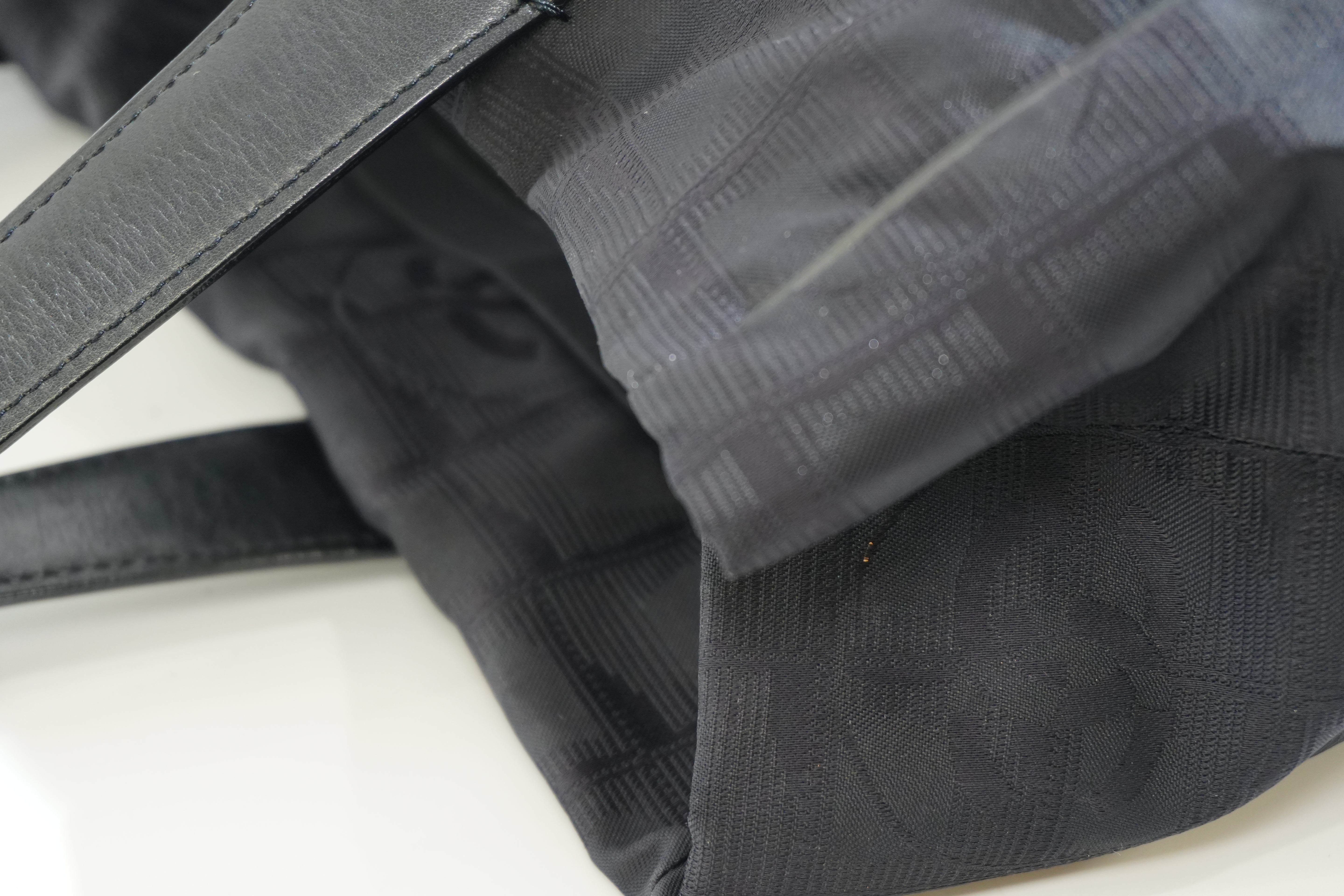 Pre-owned Chanel New Travel Line Tote Bag Black