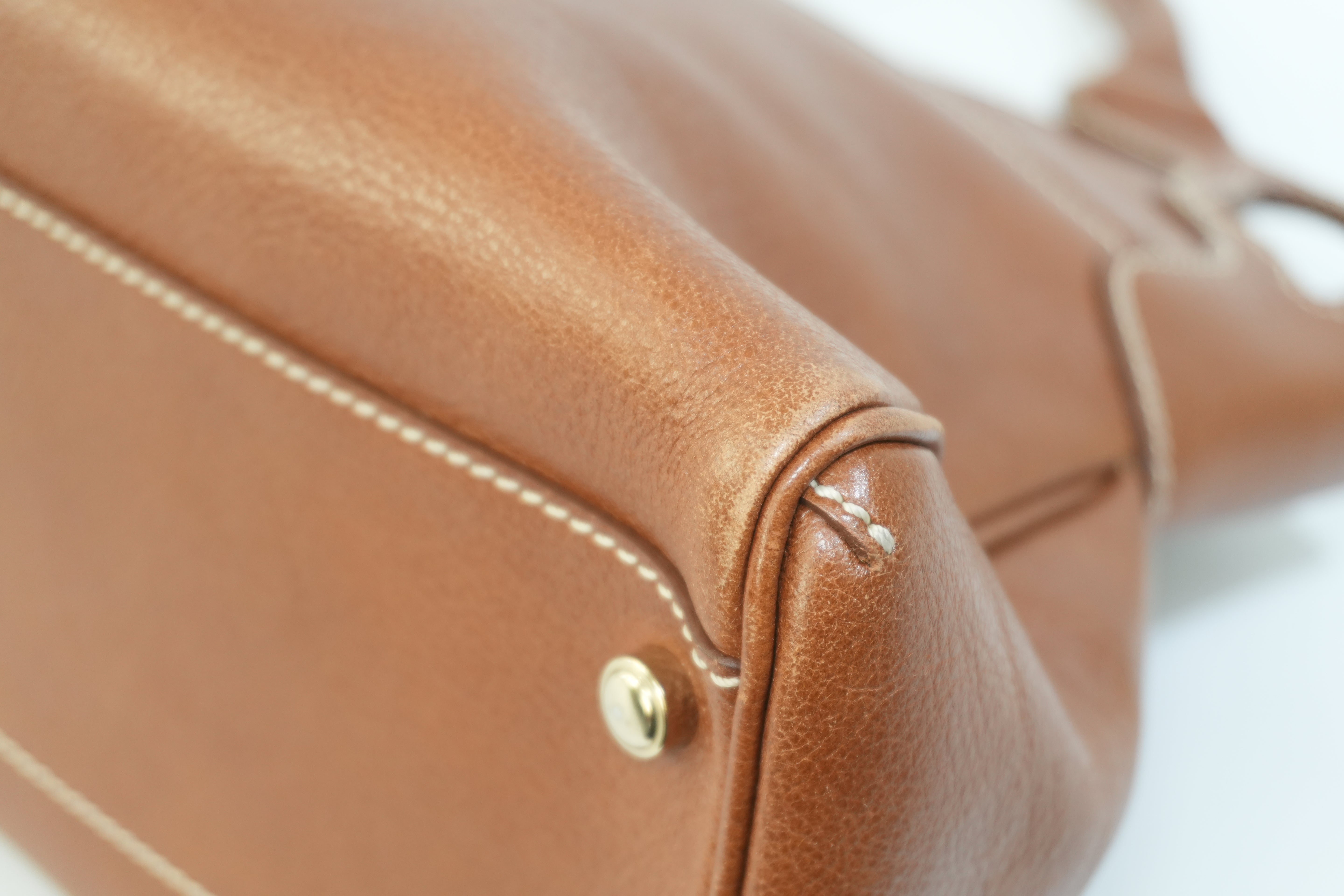 Pre-owned Cartier Marcello Handbag Brown