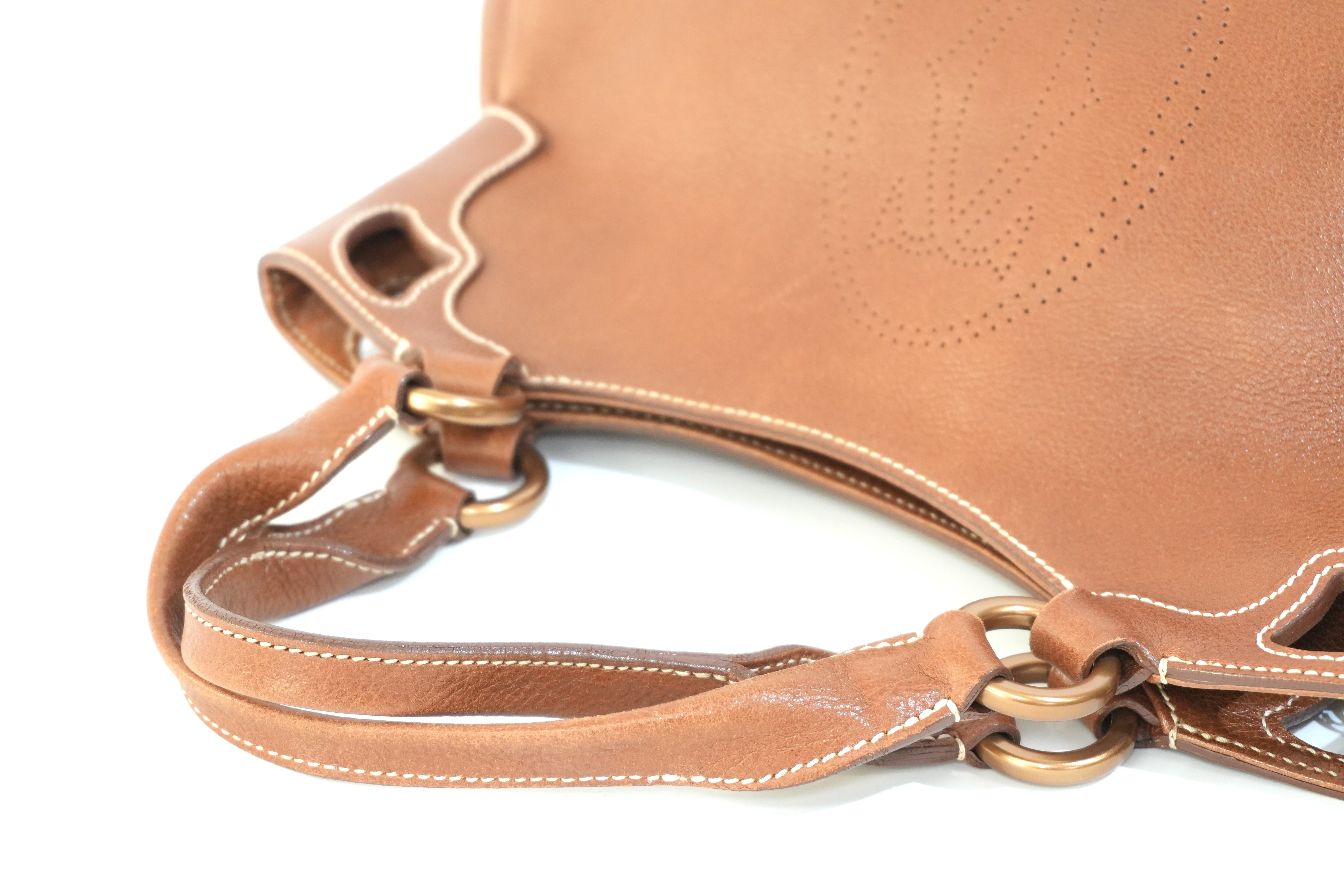 Pre-owned Cartier Marcello Handbag Brown