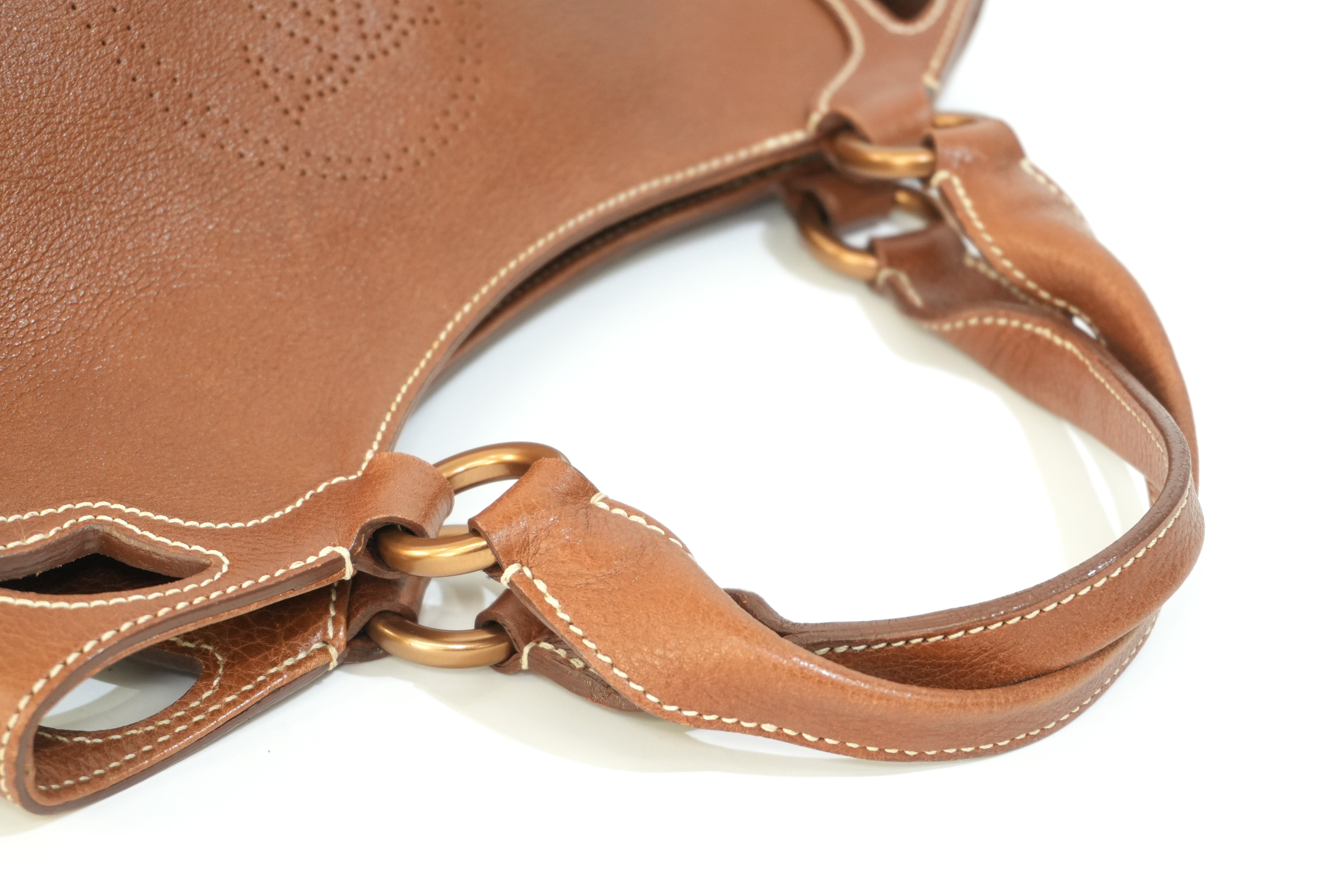Pre-owned Cartier Marcello Handbag Brown