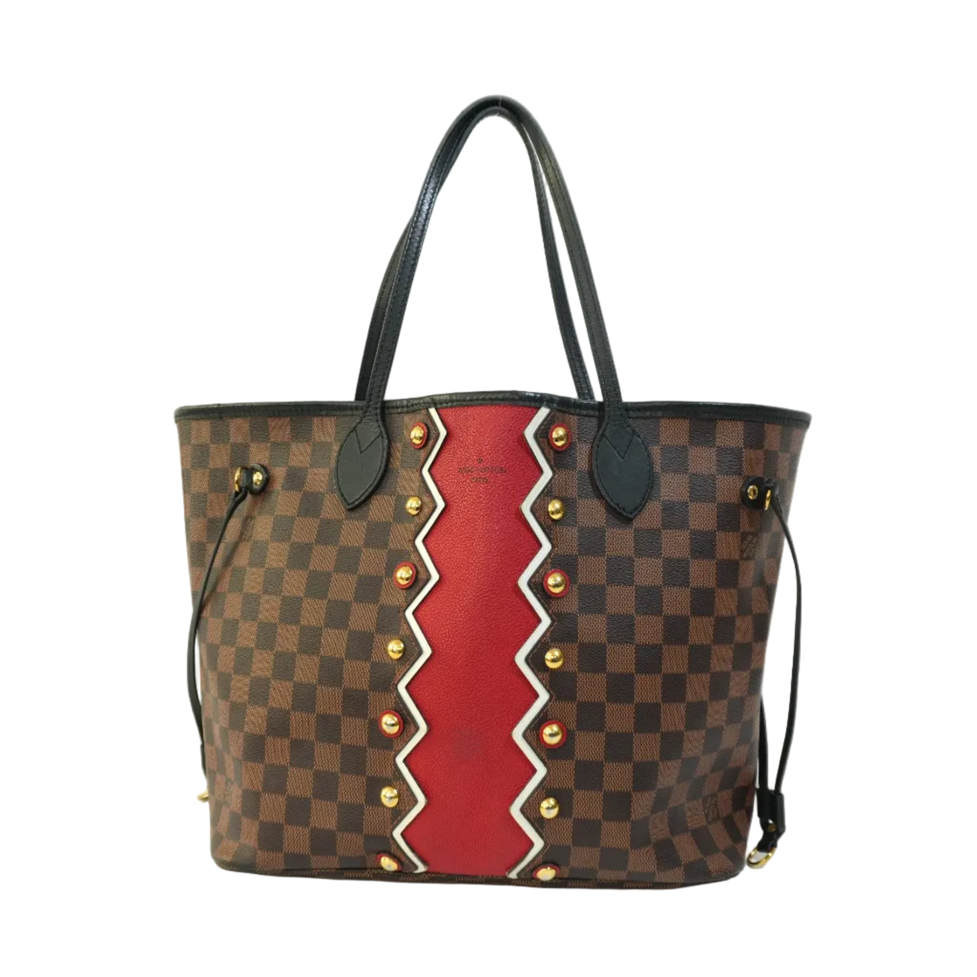 Pre-owned Louis Vuitton Damier Ebene Karakoram Neverfull MM Tote Bag