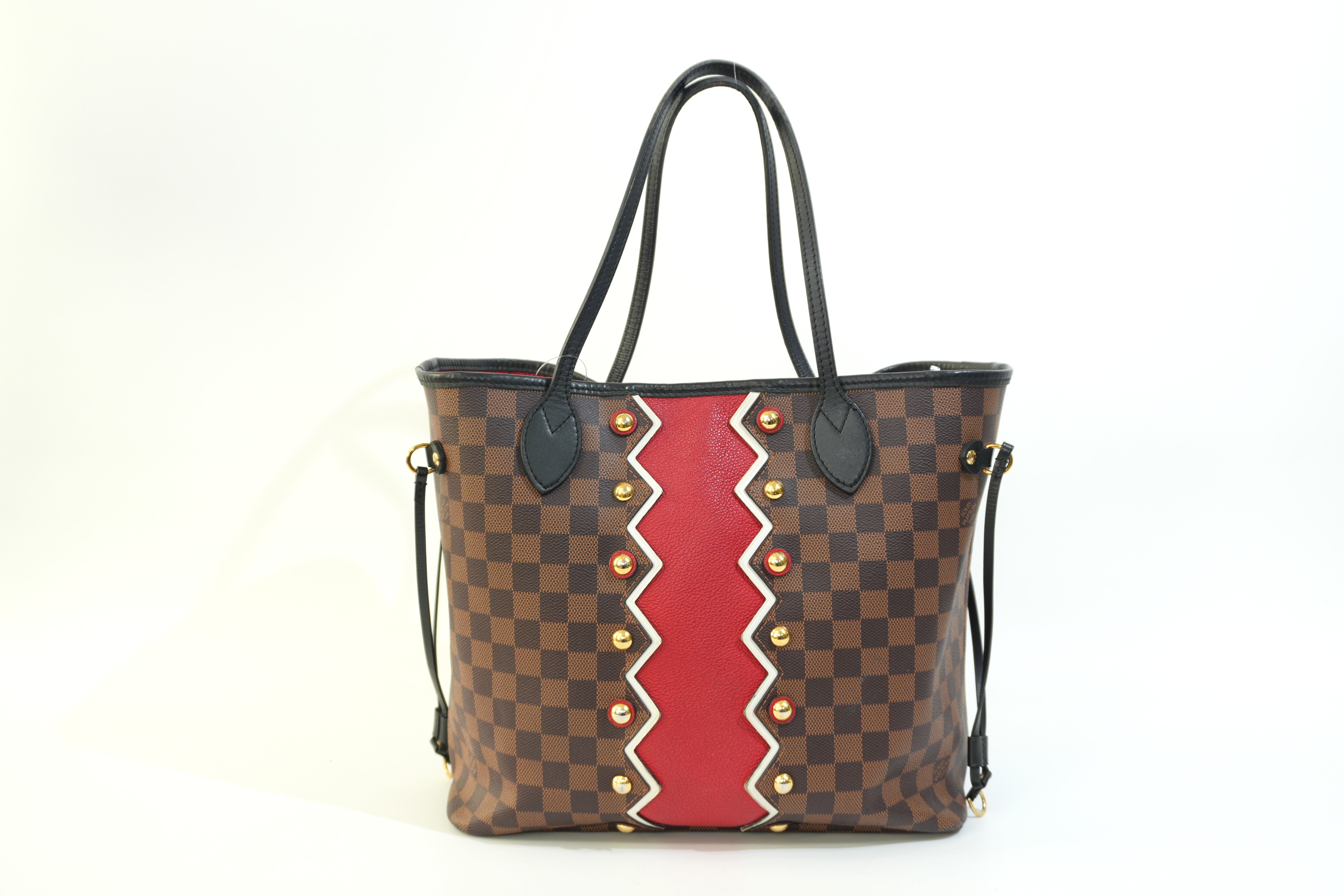 Pre-owned Louis Vuitton Damier Ebene Karakoram Neverfull MM Tote Bag