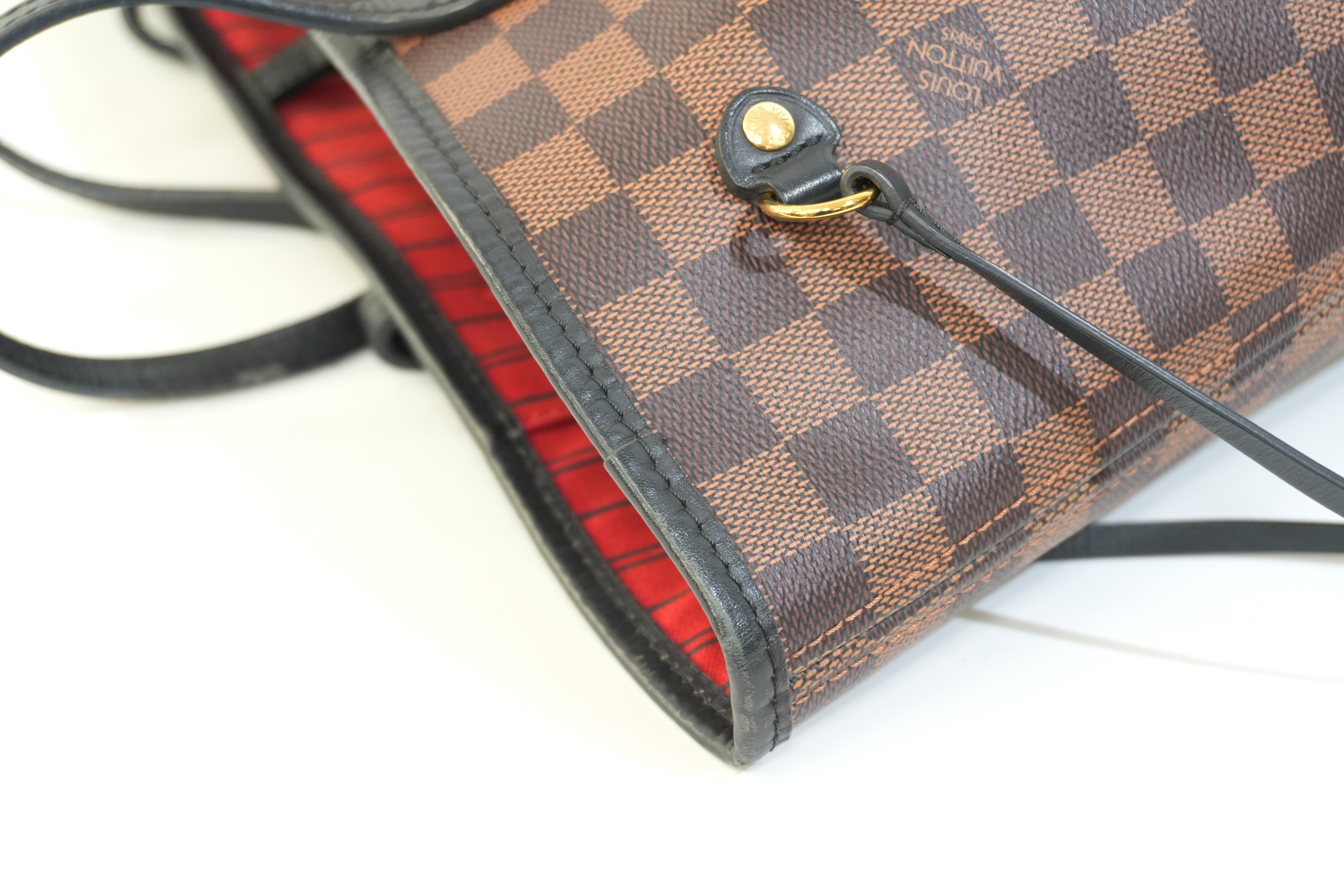 Pre-owned Louis Vuitton Damier Ebene Karakoram Neverfull MM Tote Bag