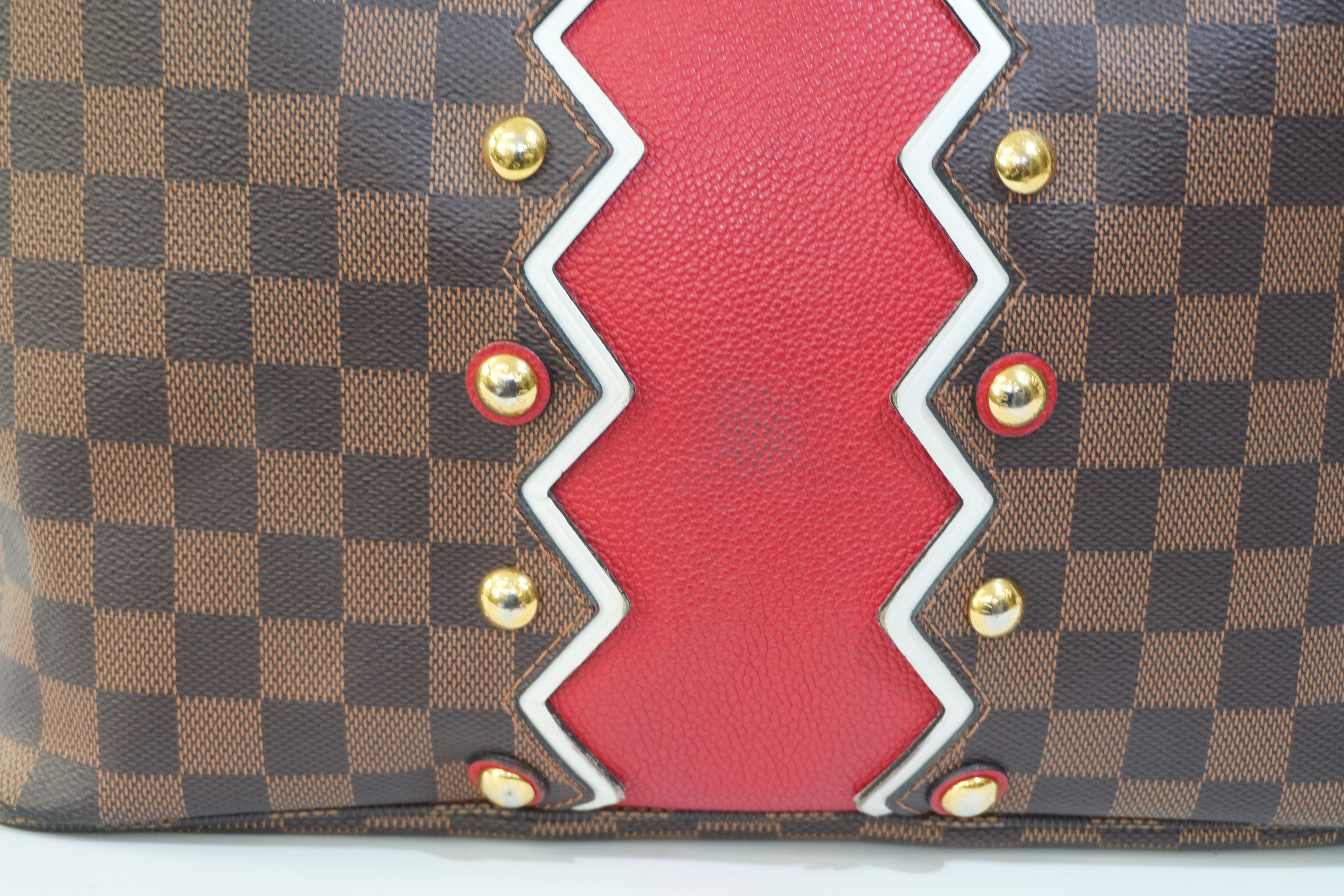 Pre-owned Louis Vuitton Damier Ebene Karakoram Neverfull MM Tote Bag