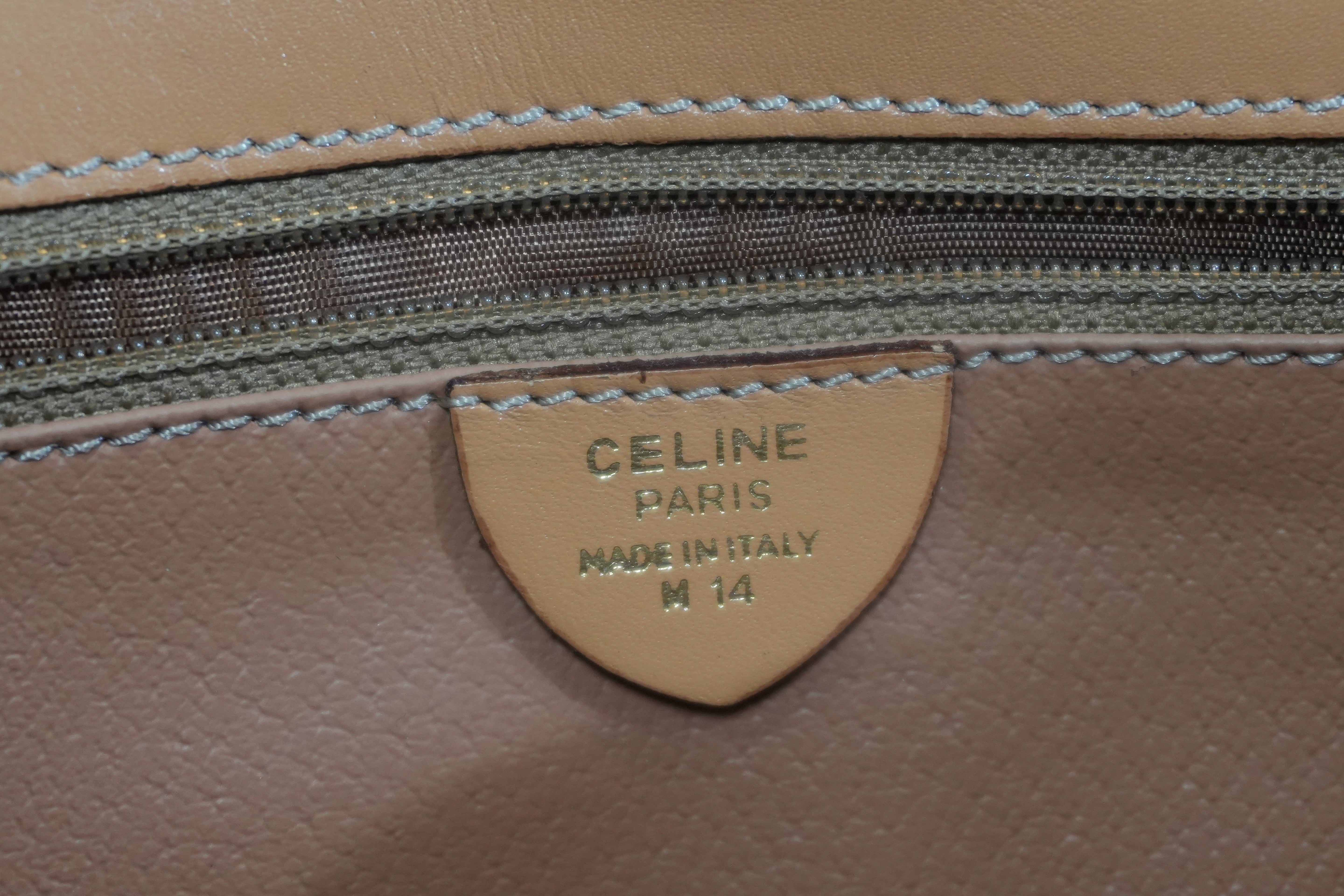 Pre-owned Celine Top Handle Handbag Brown