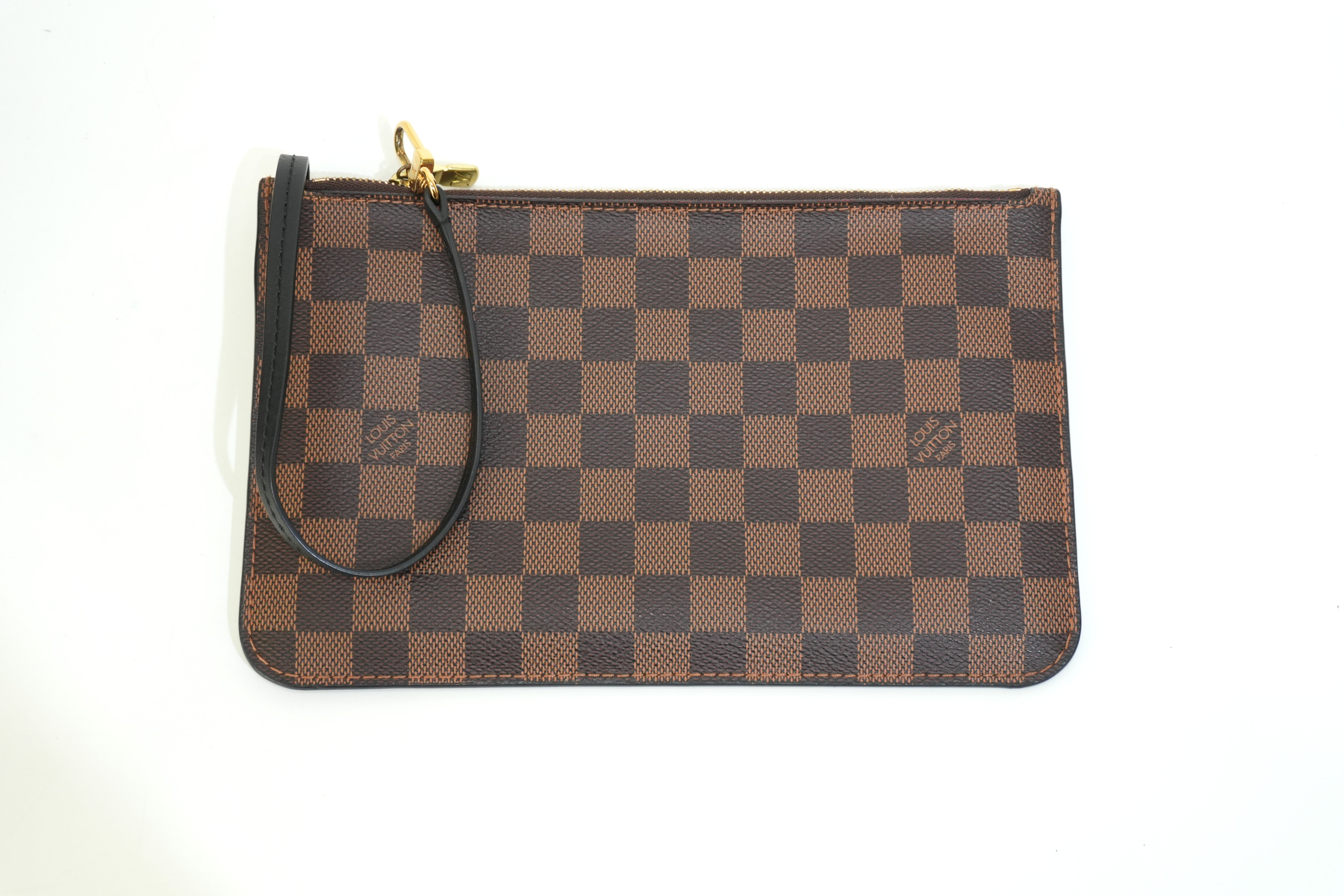 Pre-owned Louis Vuitton Damier Ebene Karakoram Neverfull MM Tote Bag