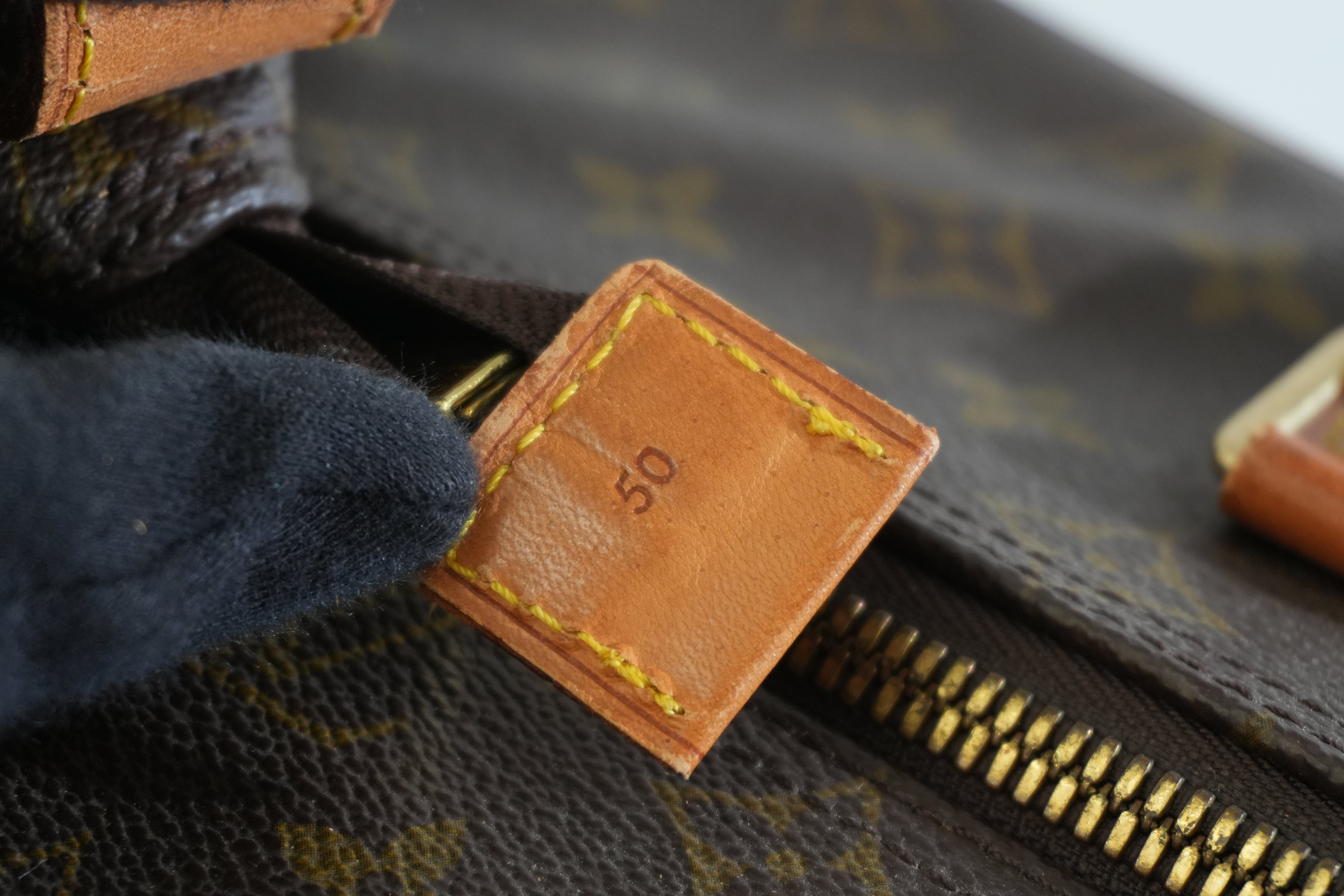 Pre-owned Louis Vuitton Monogram Cruiser Travel Bag 50