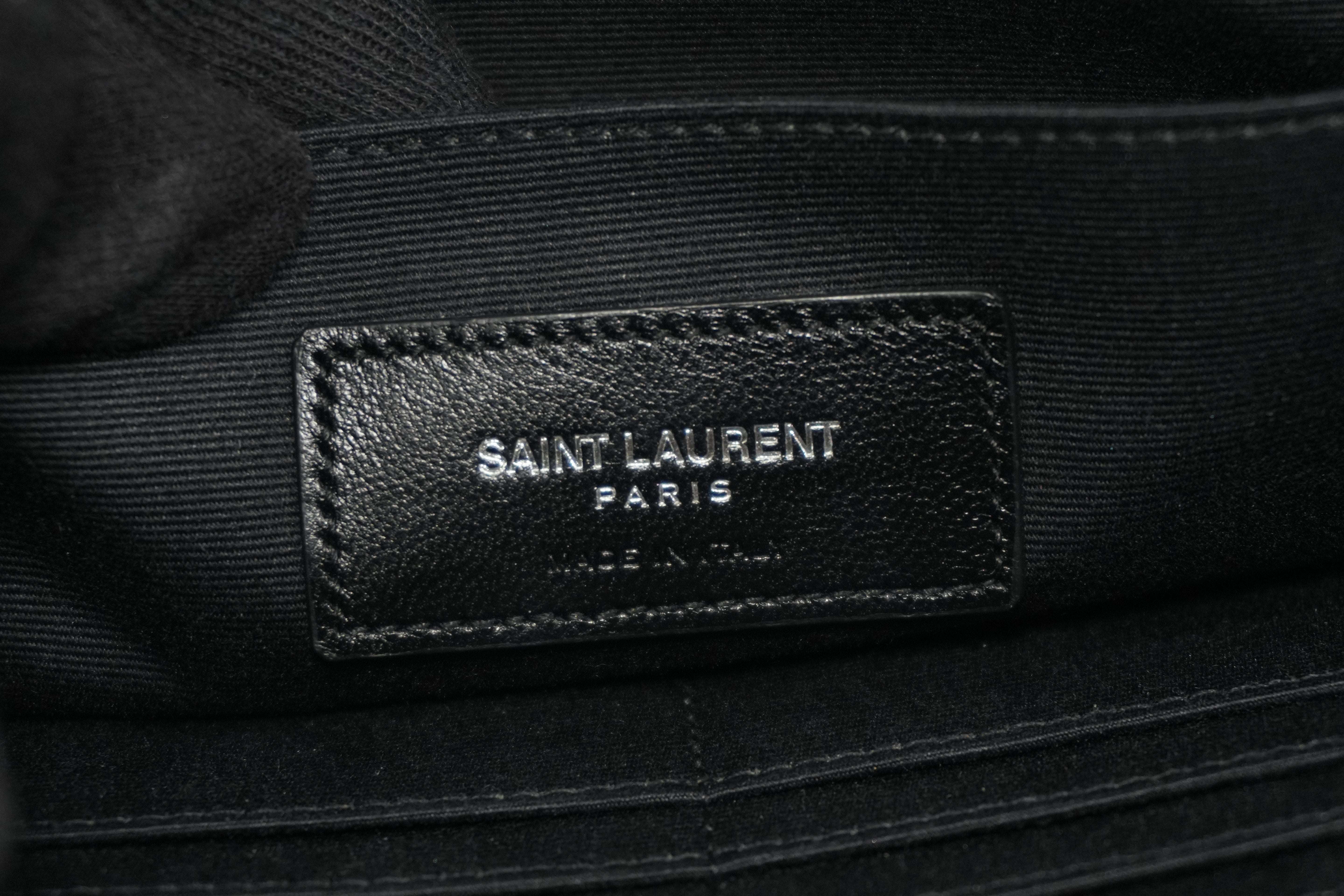 Pre-owned Saint Laurent Clutch Bag Black