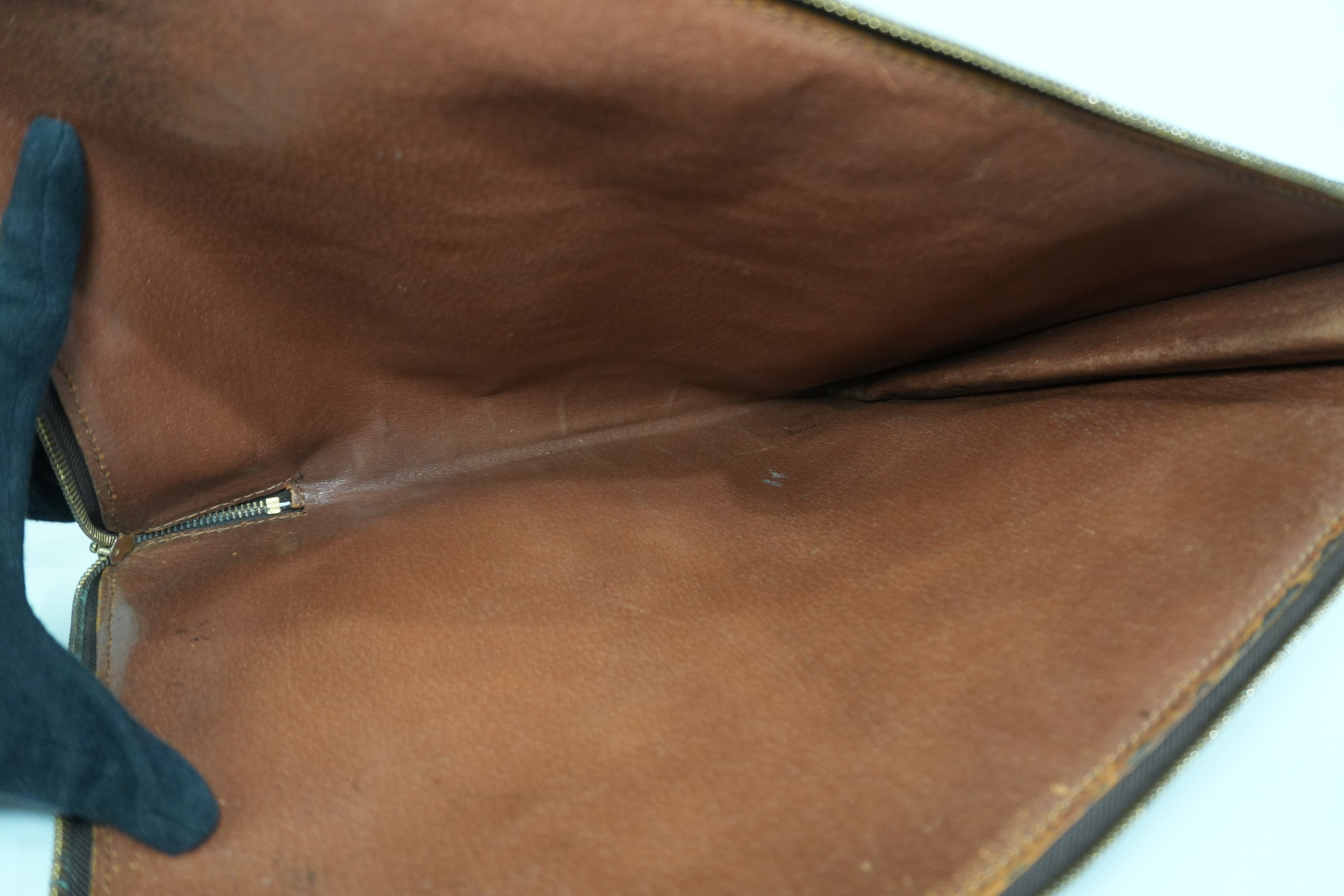 Pre-owned Louis Vuitton Monogram Pochette Document Clutch Bag