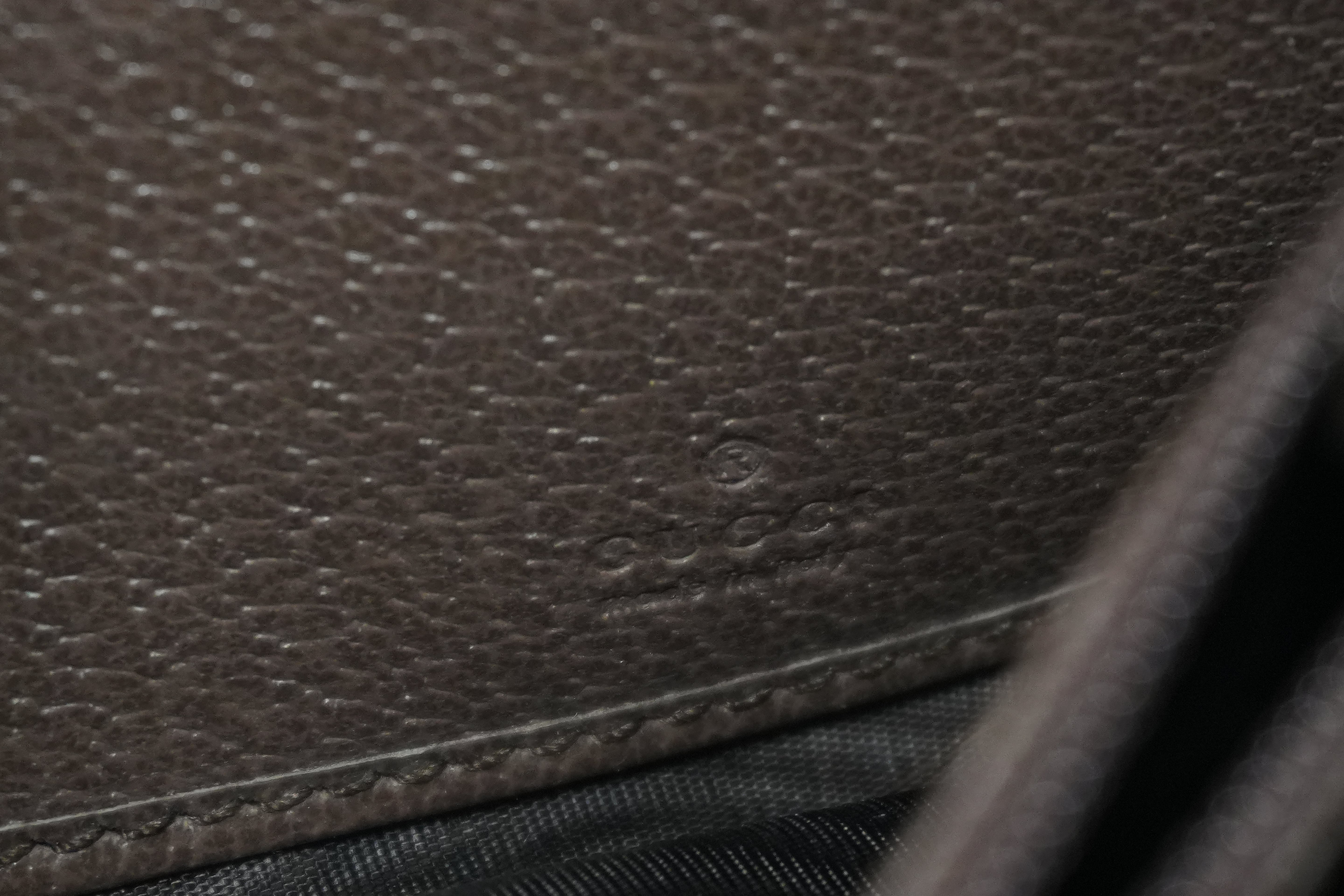 Pre-owned Gucci Ophidia Long Wallet Brown