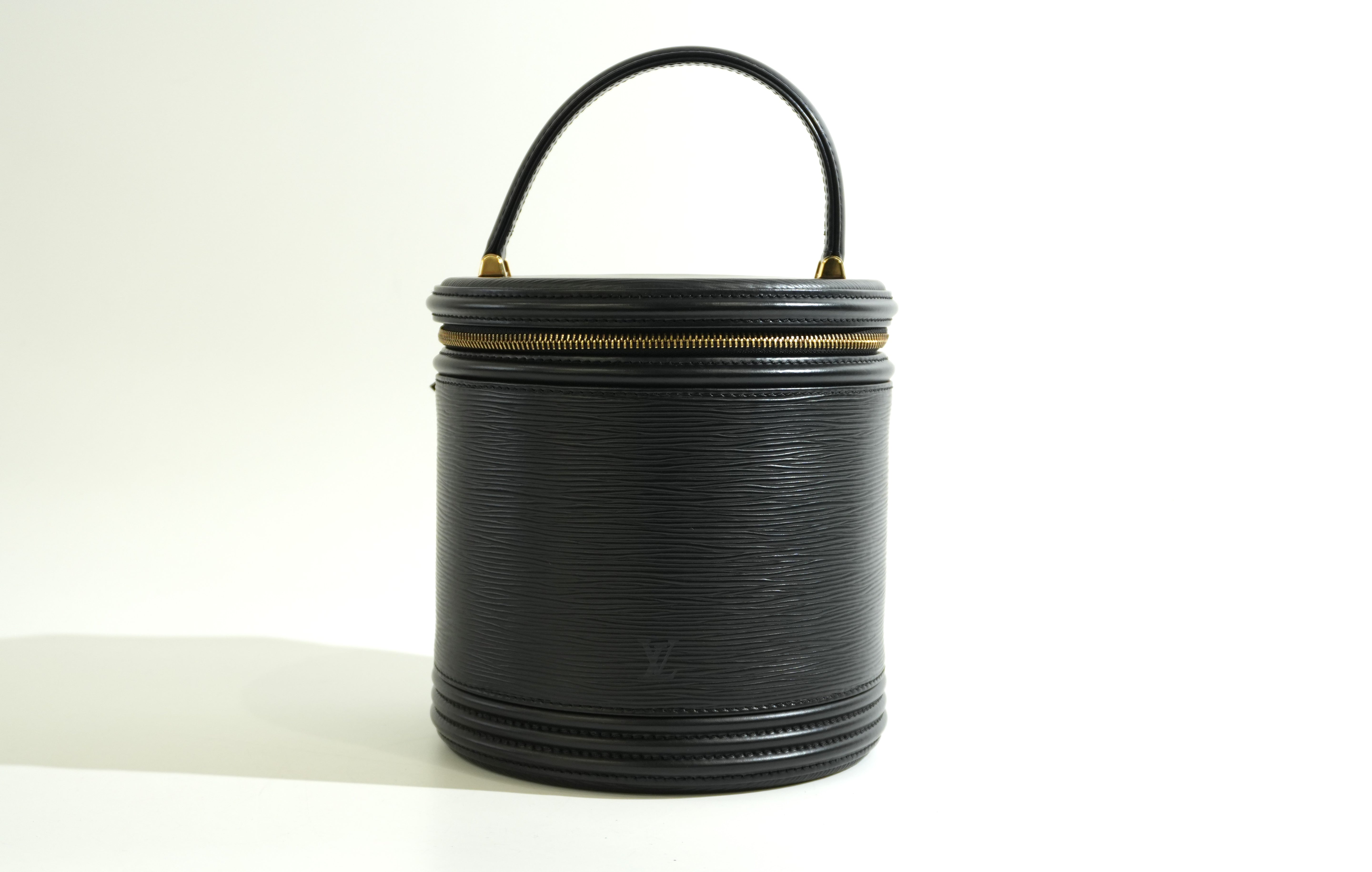 Pre-owned Louis Vuitton Epi Cannes Vanity Bag Black