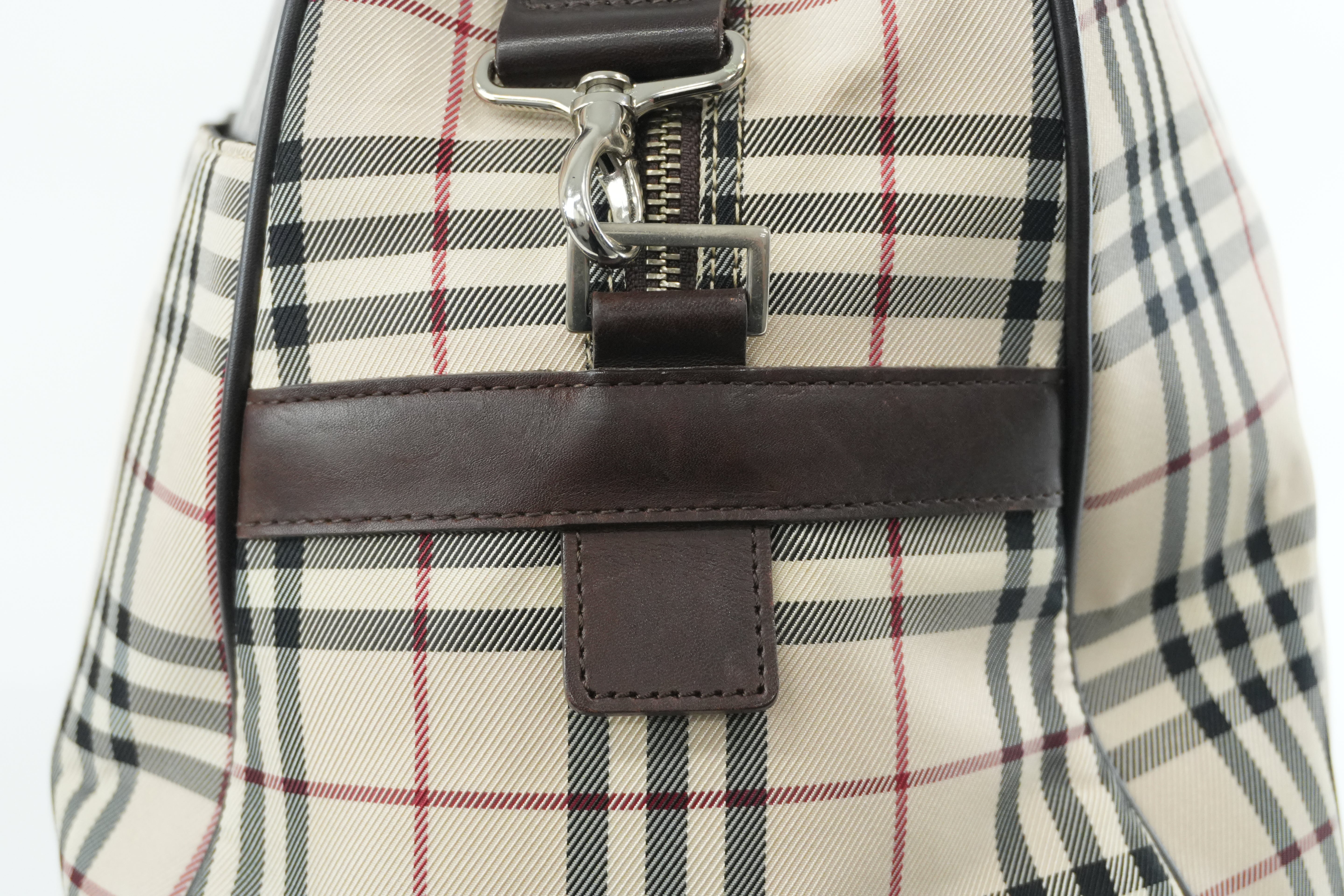 Burberry Two Way Boston Bag Brown Used