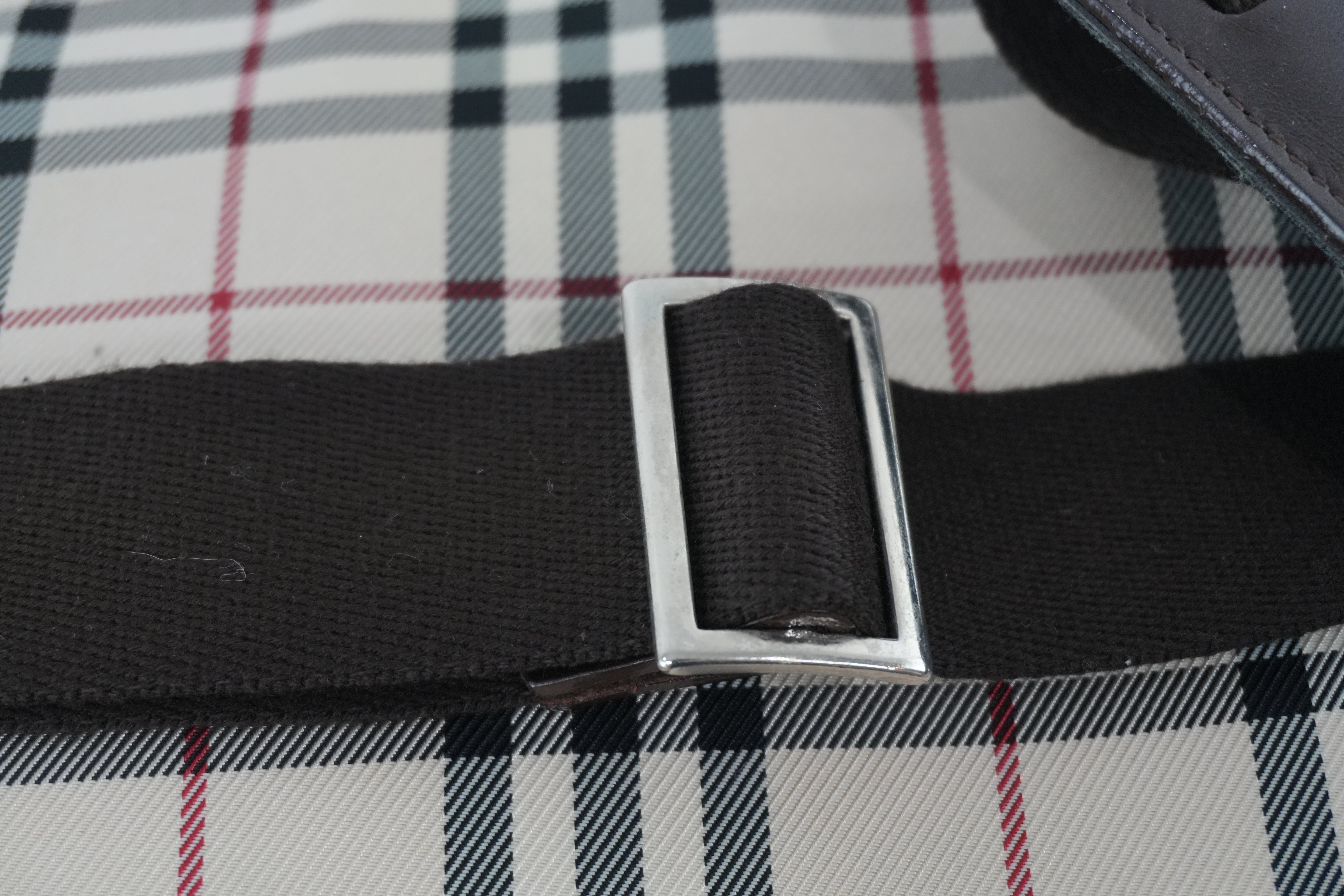 Burberry Two Way Boston Bag Brown Used