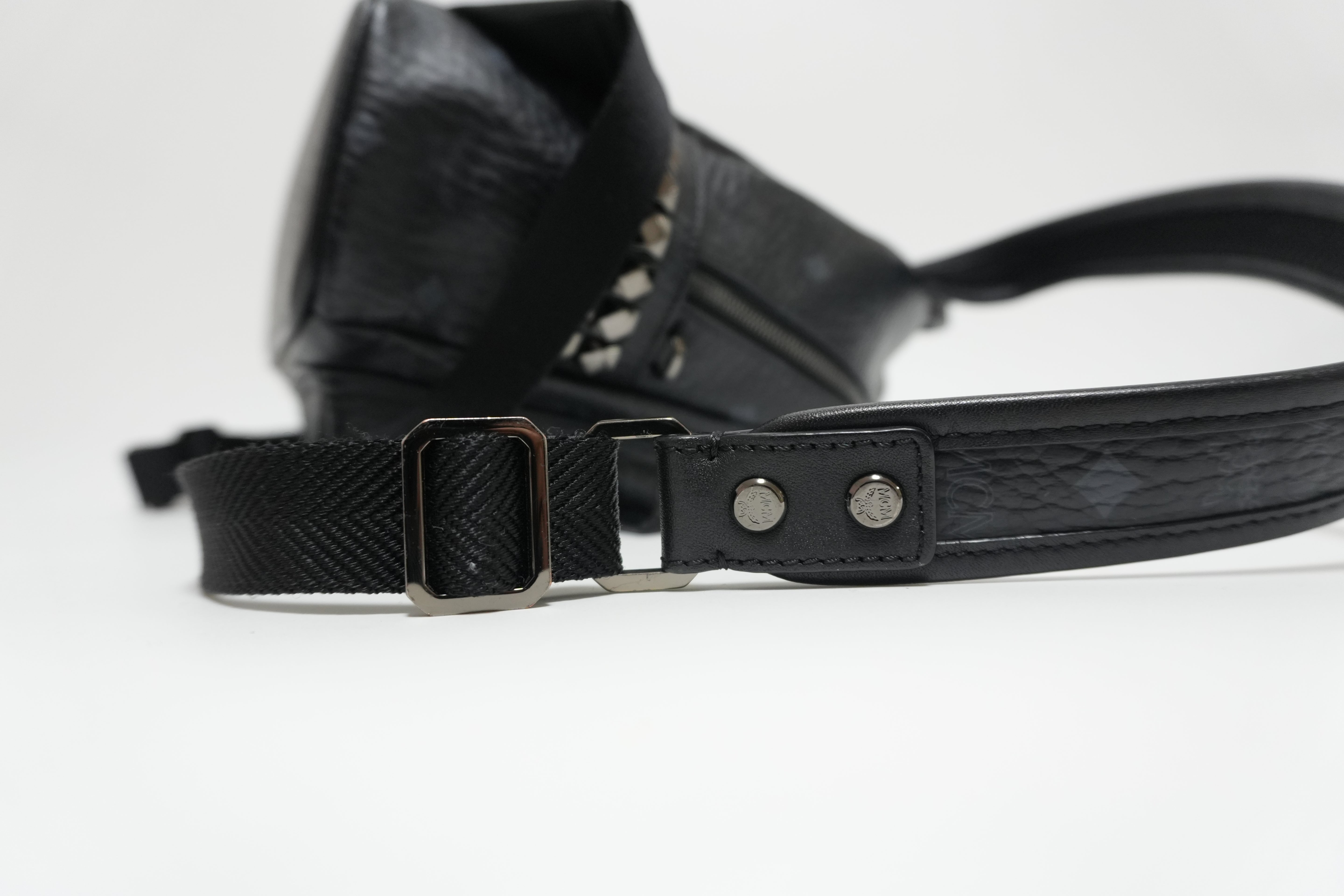 MCM Visetos Backpack Black Used