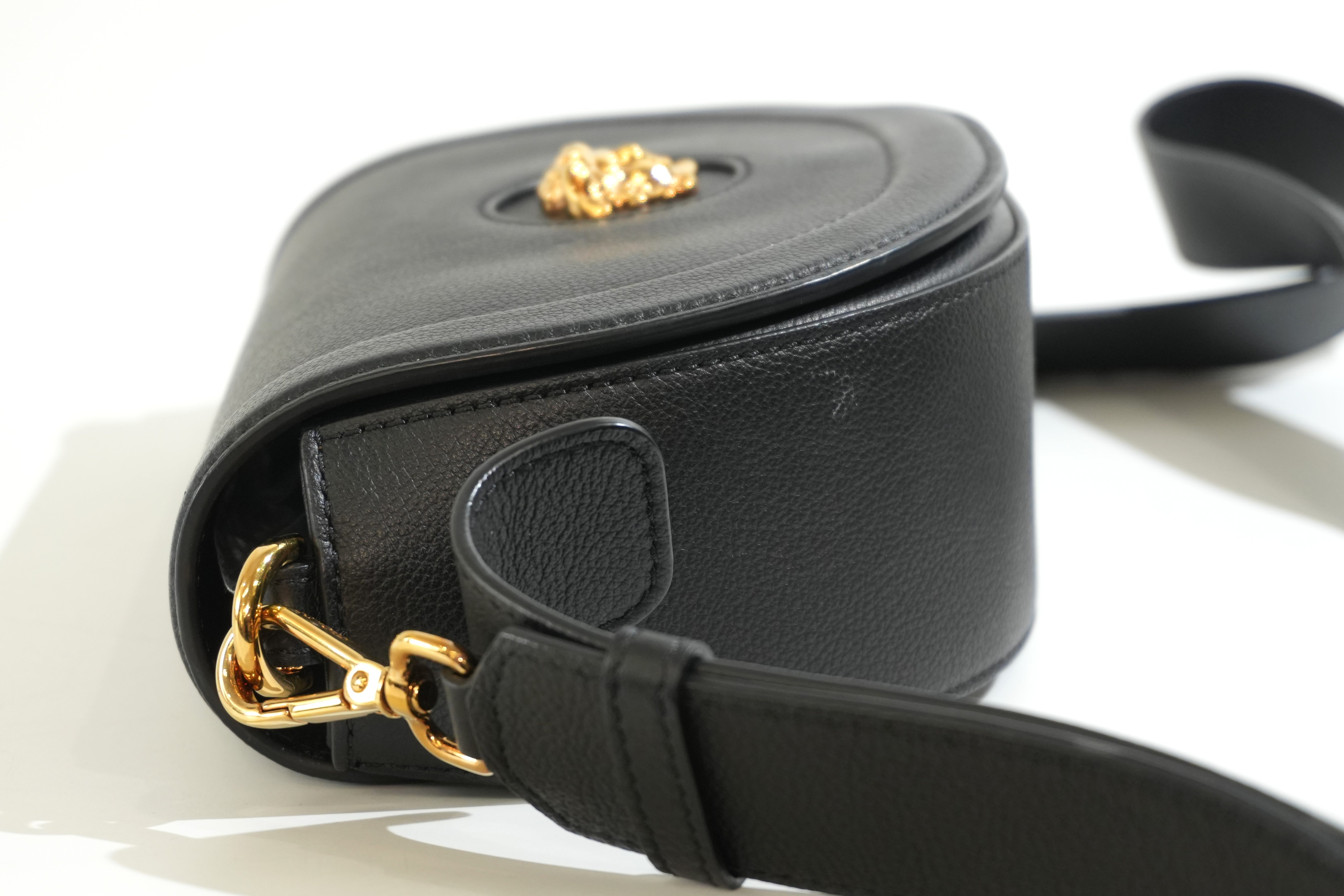 Pre-owned Versace Crossbody Bag Black