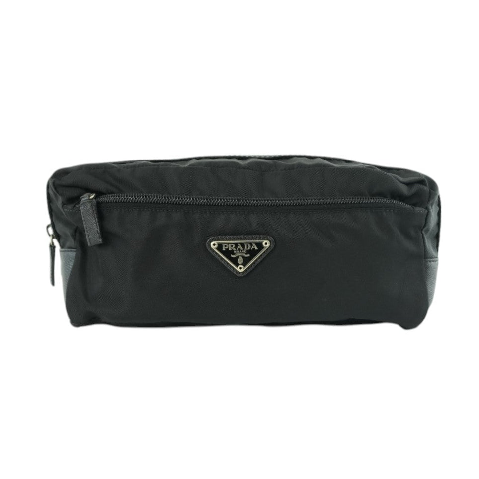 Pre-owned Prada Clutch Bag Nylon Black