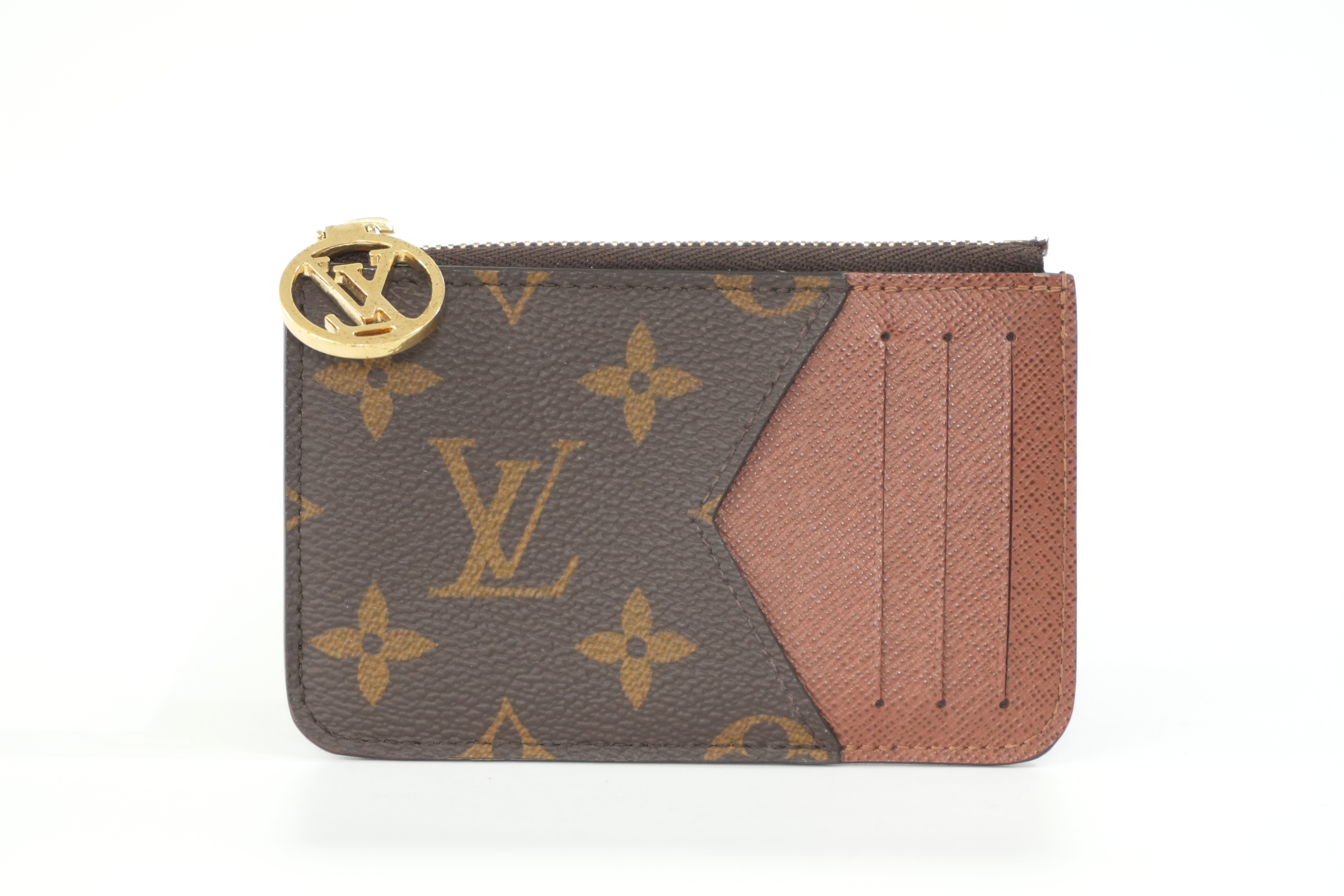 Pre-owned Louis Vuitton Monogram Romy Card Case