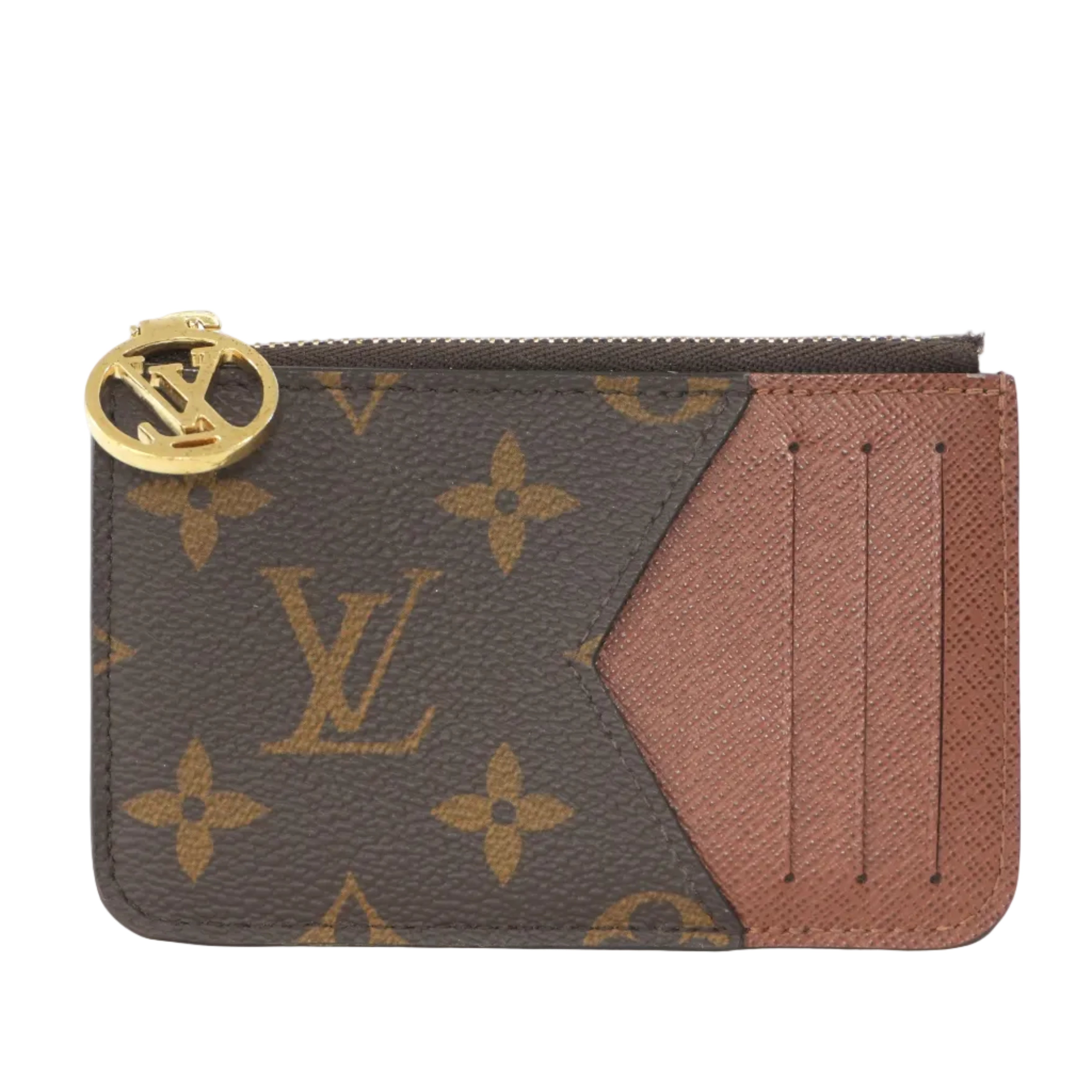 Pre-owned Louis Vuitton Monogram Romy Card Case