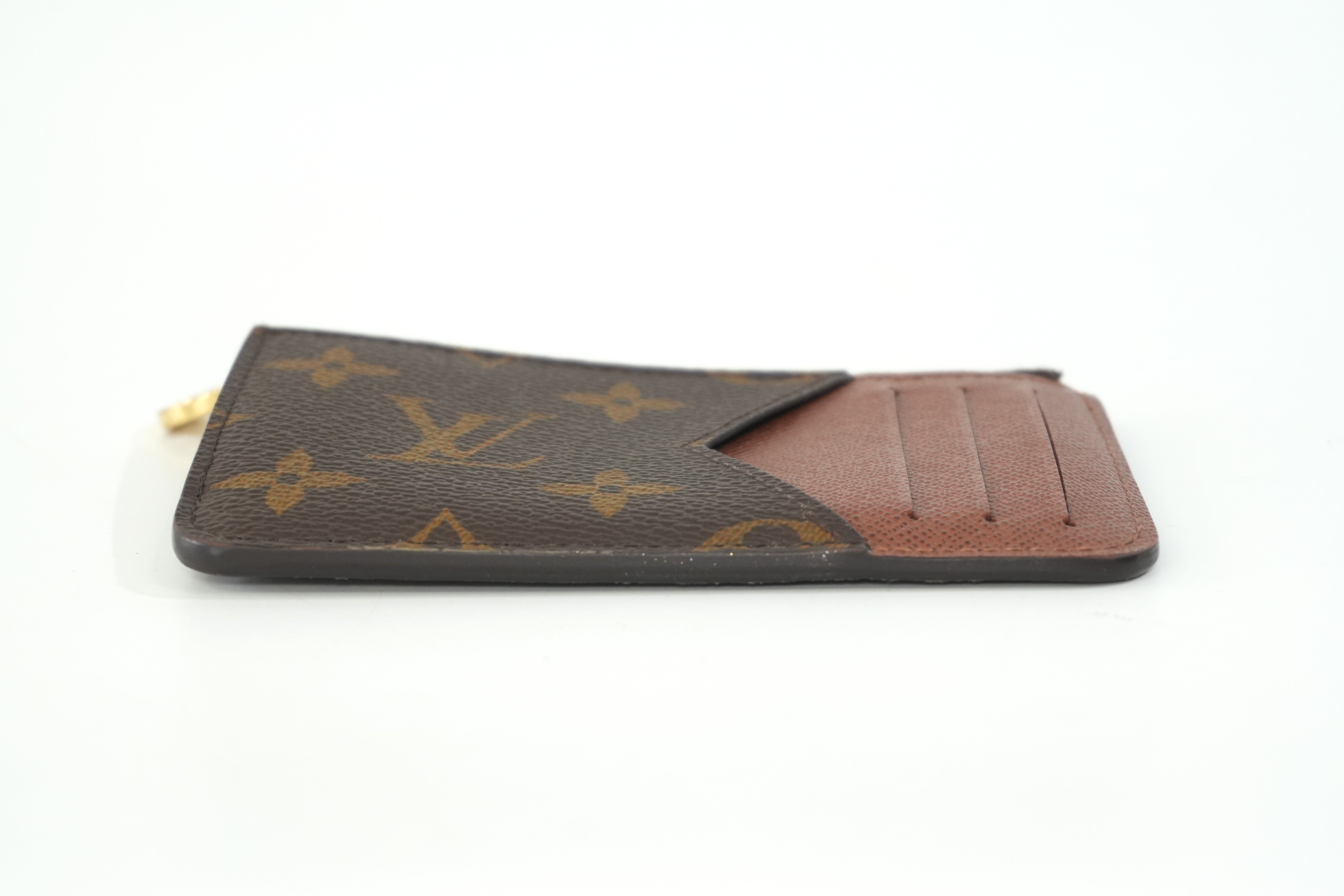 Pre-owned Louis Vuitton Monogram Romy Card Case