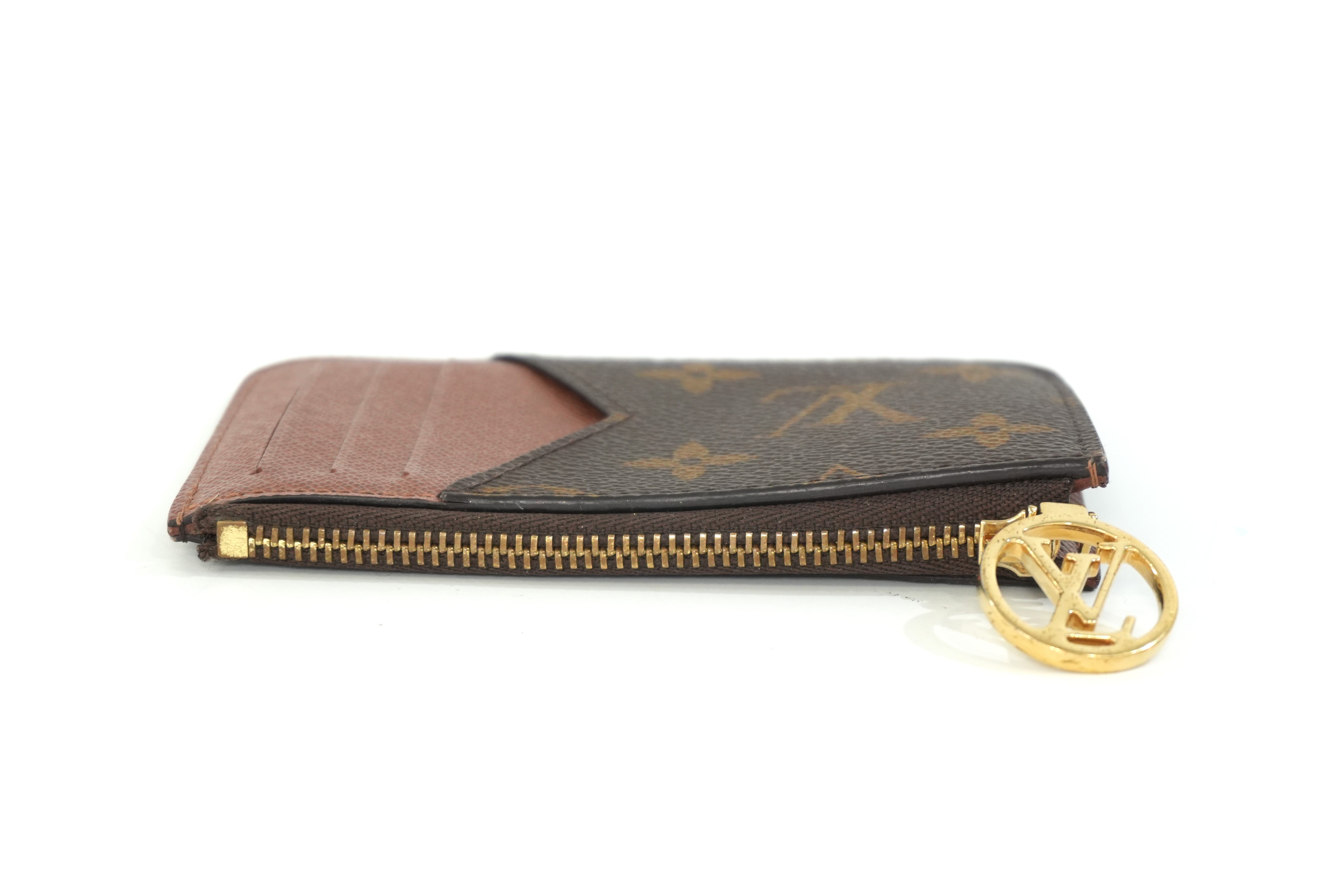Pre-owned Louis Vuitton Monogram Romy Card Case