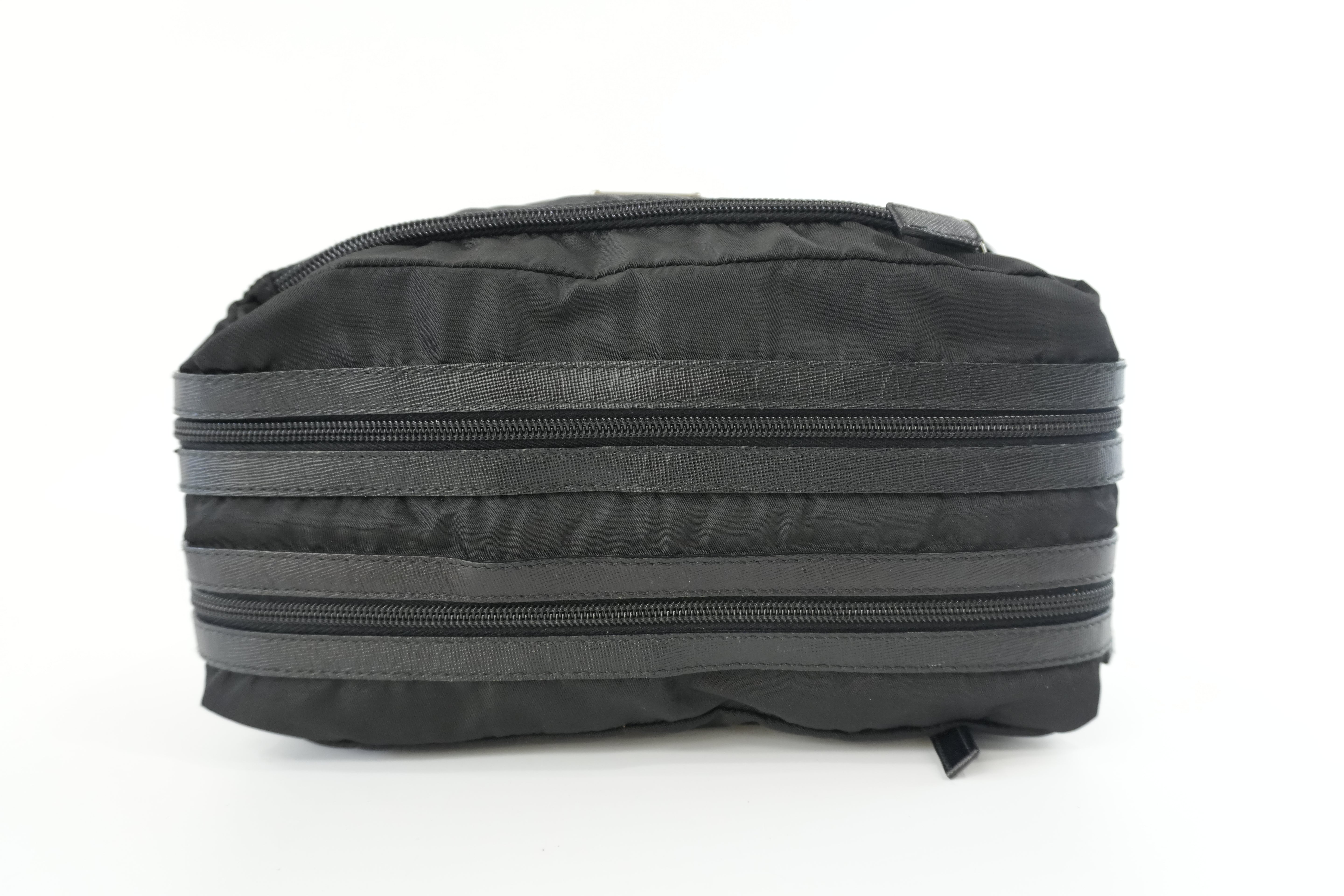 Pre-owned Prada Clutch Bag Nylon Black