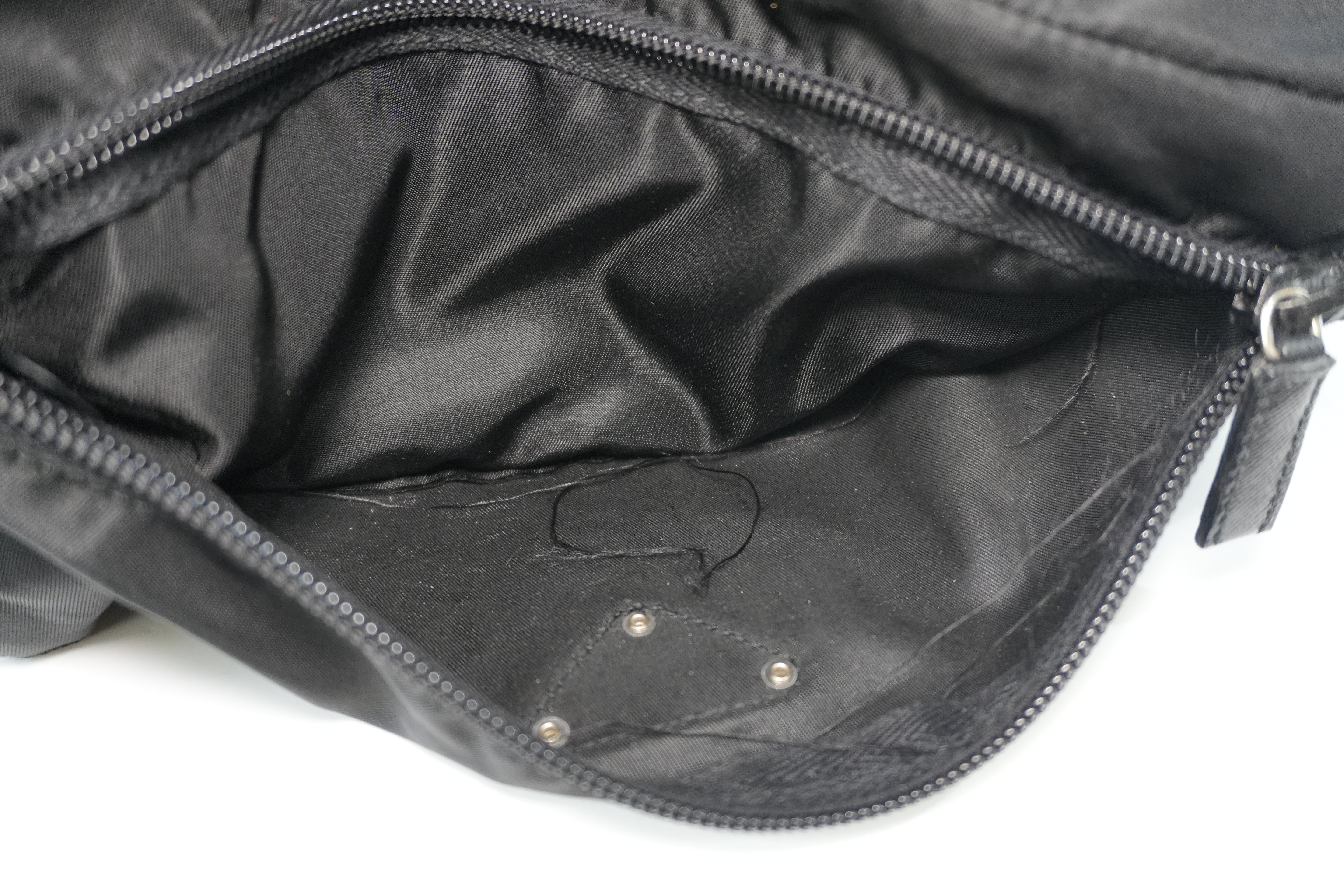 Pre-owned Prada Clutch Bag Nylon Black