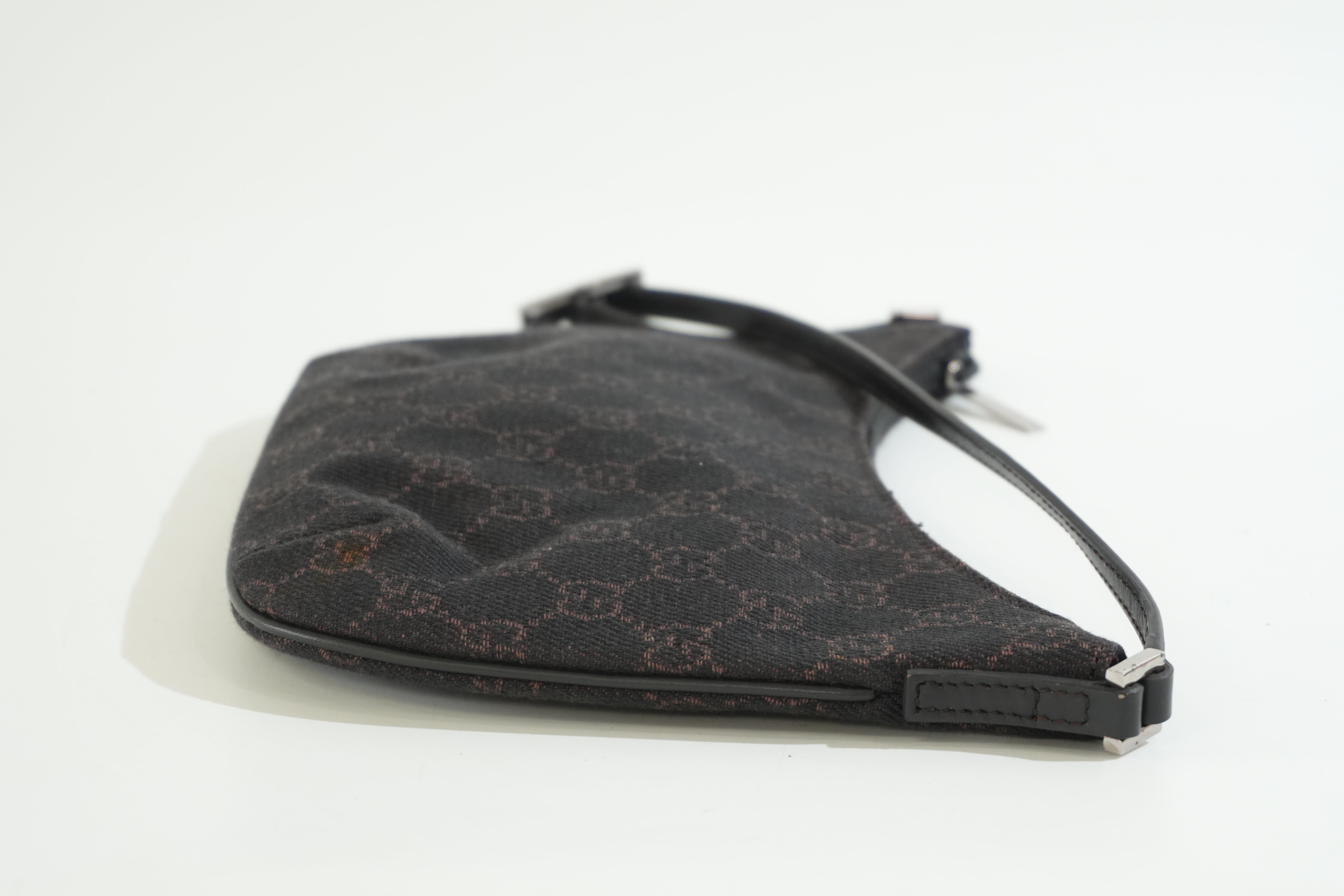 Pre-owned Gucci Guccisima Hobo Shoulder Bag Brown