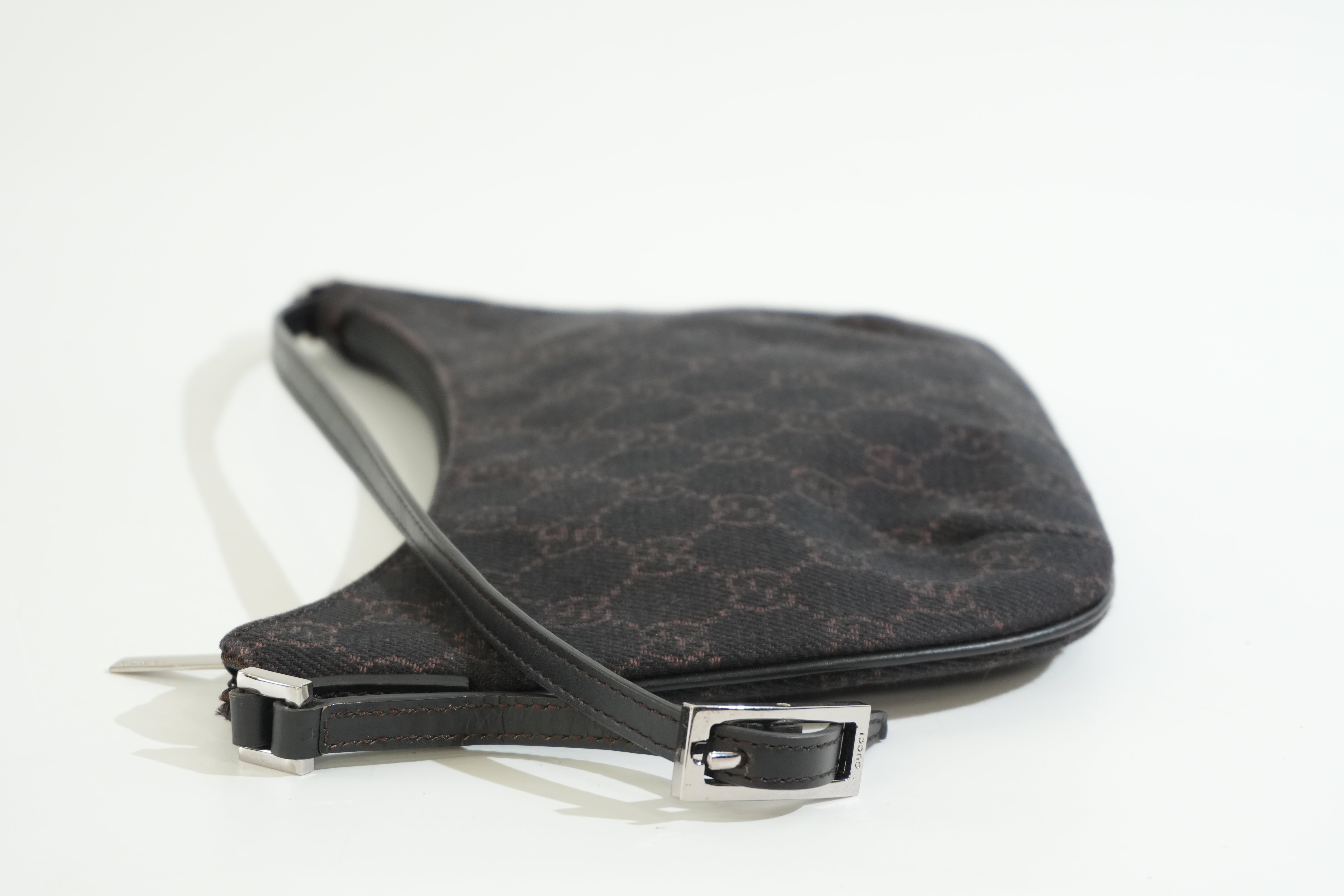Pre-owned Gucci Guccisima Hobo Shoulder Bag Brown