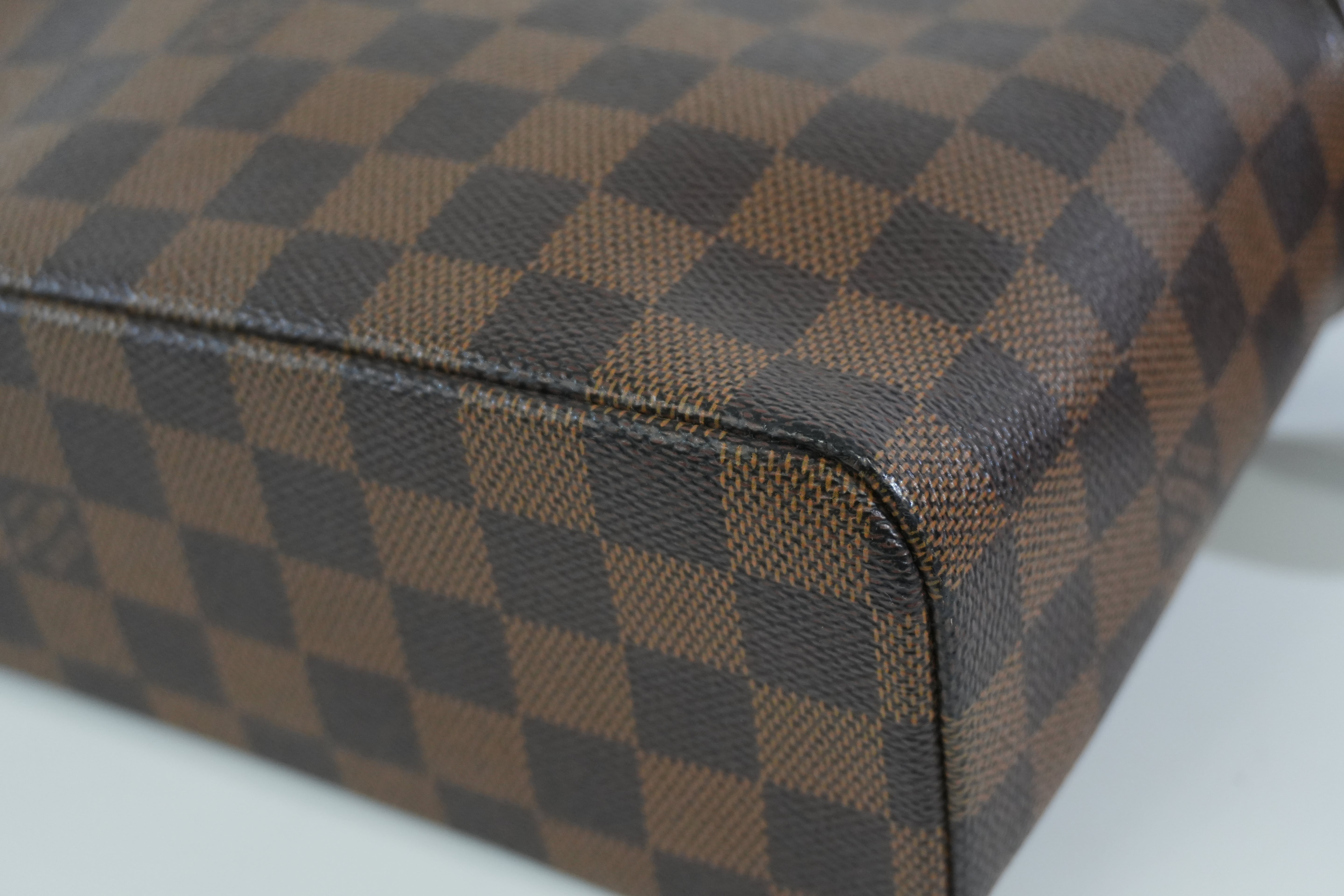 Pre-owned Louis Vuitton Damier Ebene Olav PM Crossbody Bag