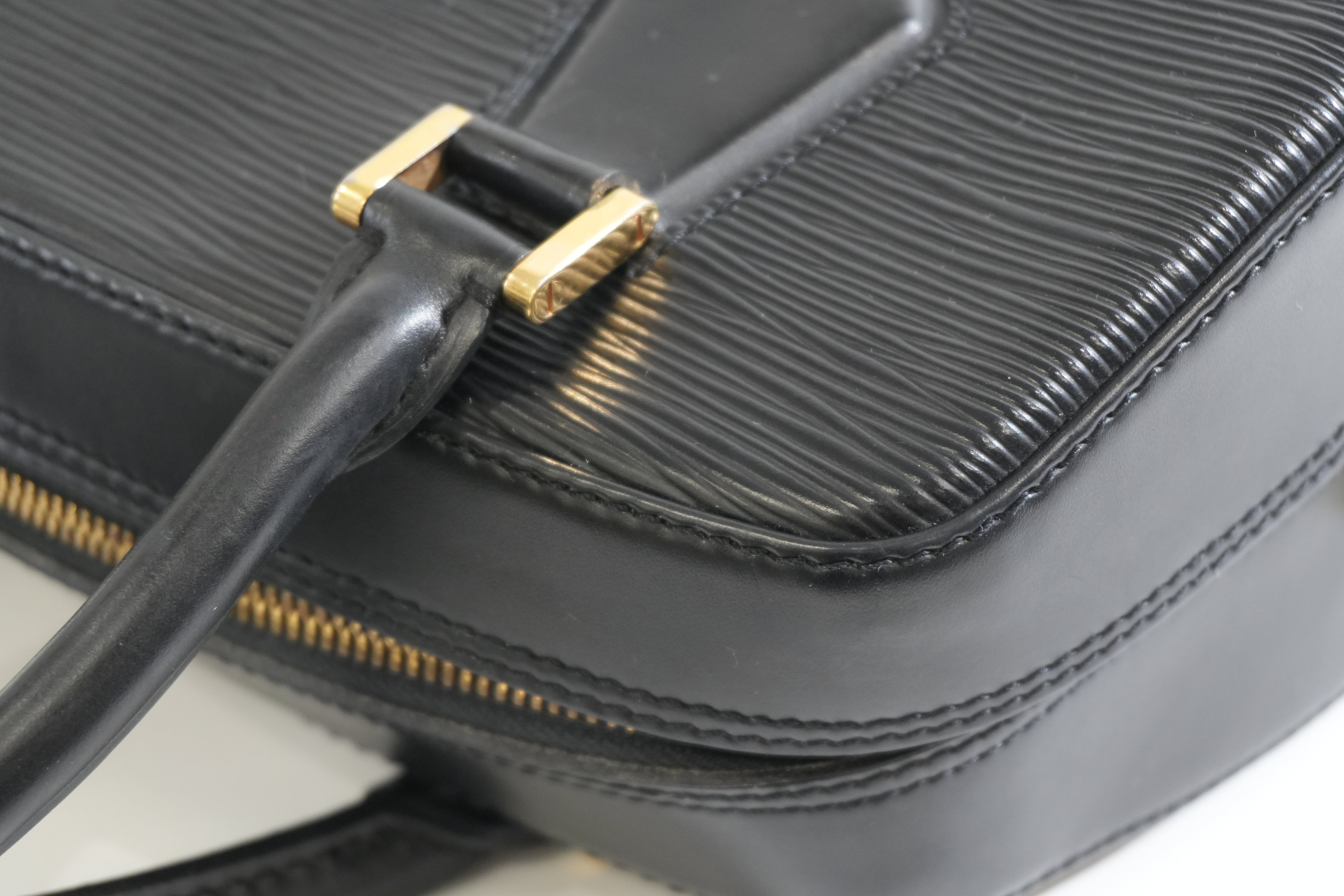 Pre-owned Louis Vuitton Epi Sablon Handbag Black