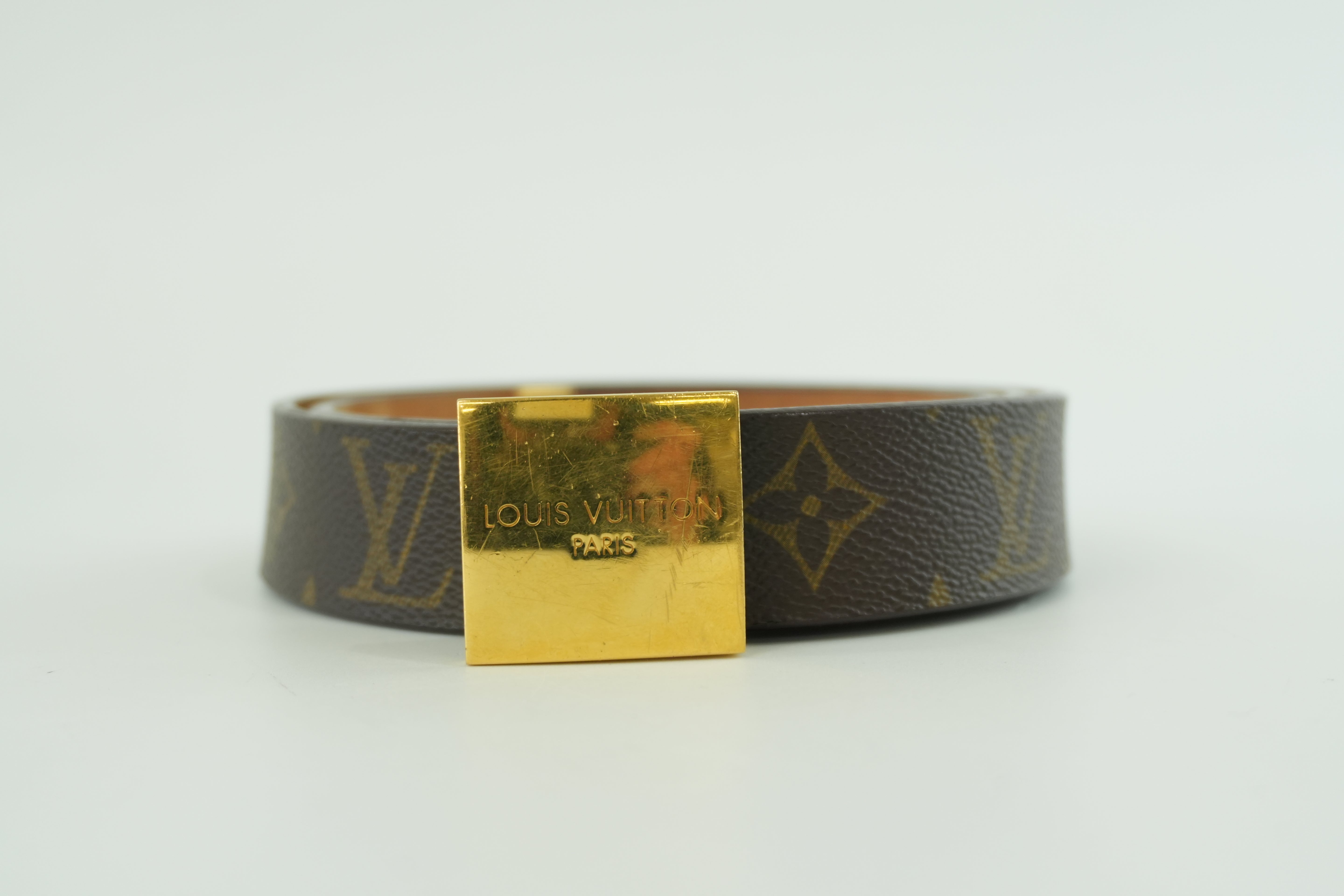 Louis Vuitton Monogram Belt Size 95 Used