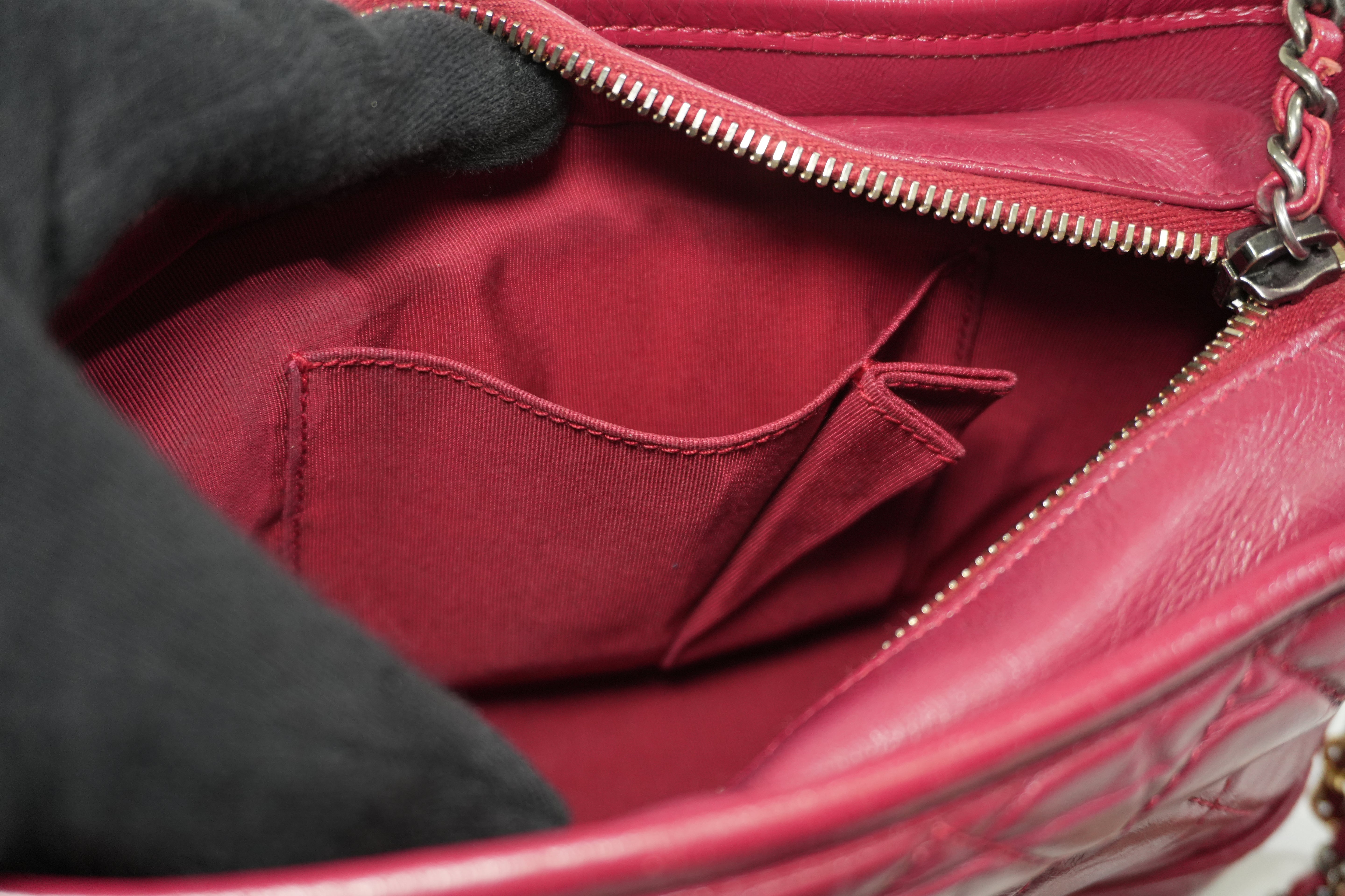 Pre-owned Chanel Gabrielle Hobo Chain Shoulder Bag Pink